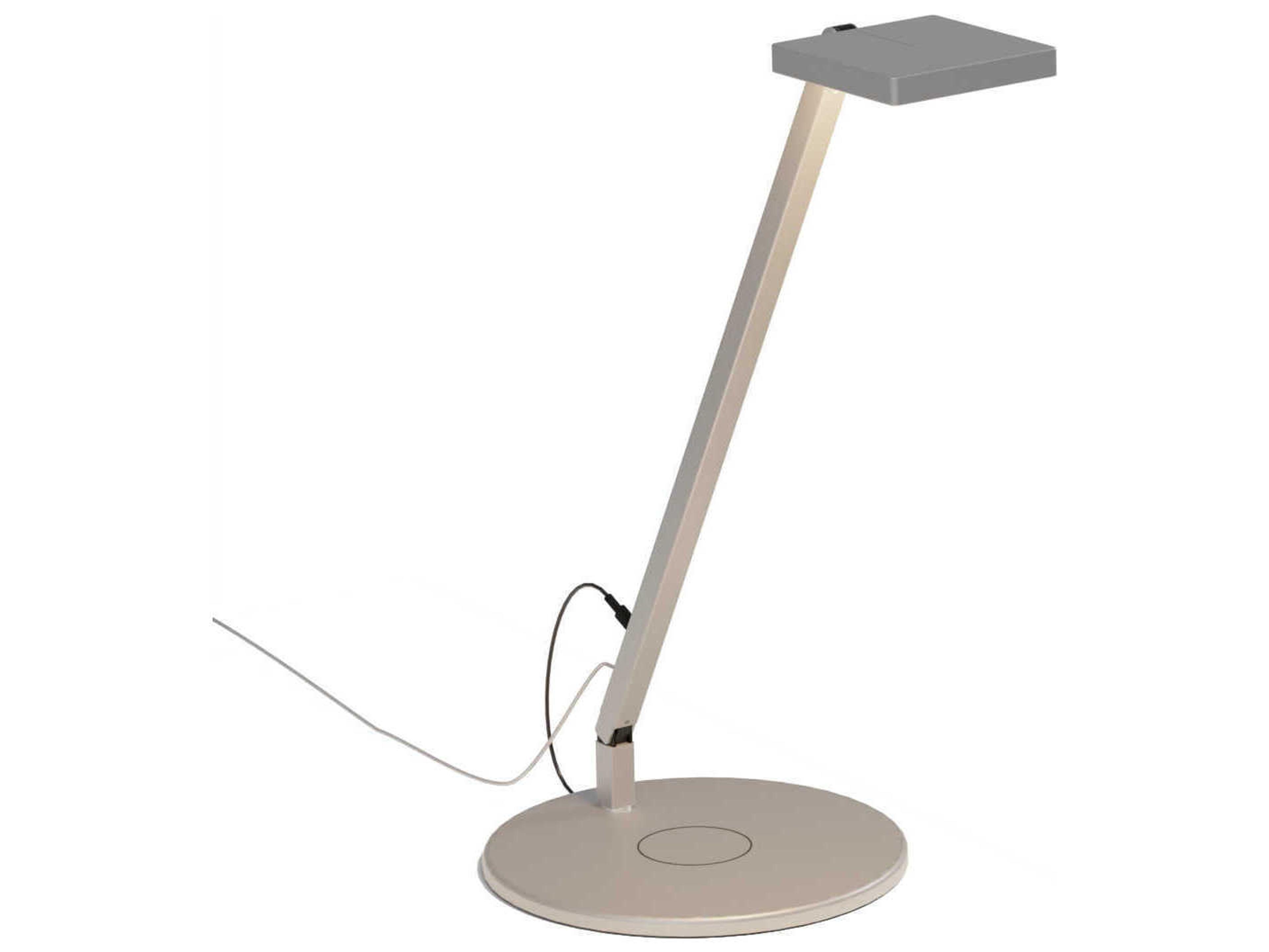 Koncept Focaccia Silver Desk Lamp