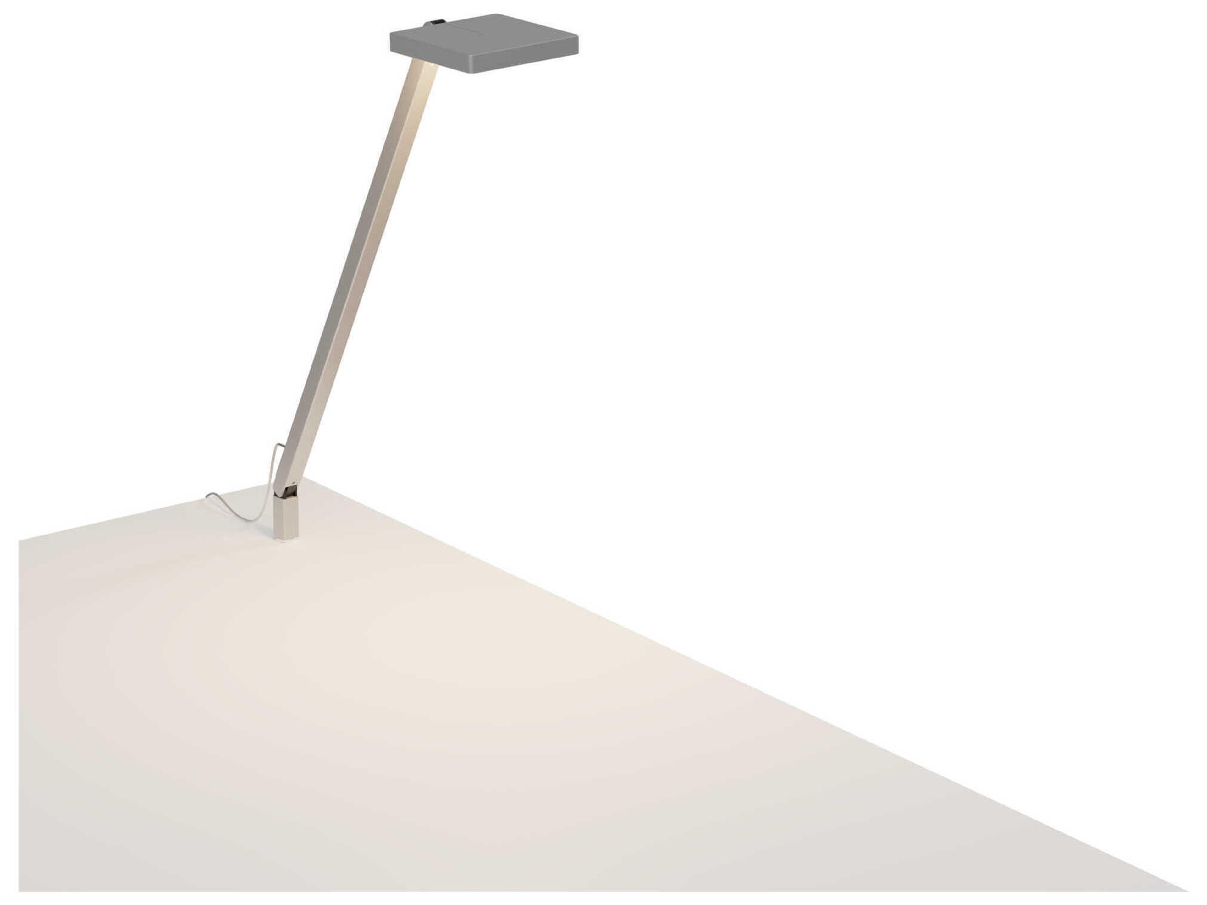 Koncept Focaccia Silver Desk Lamp