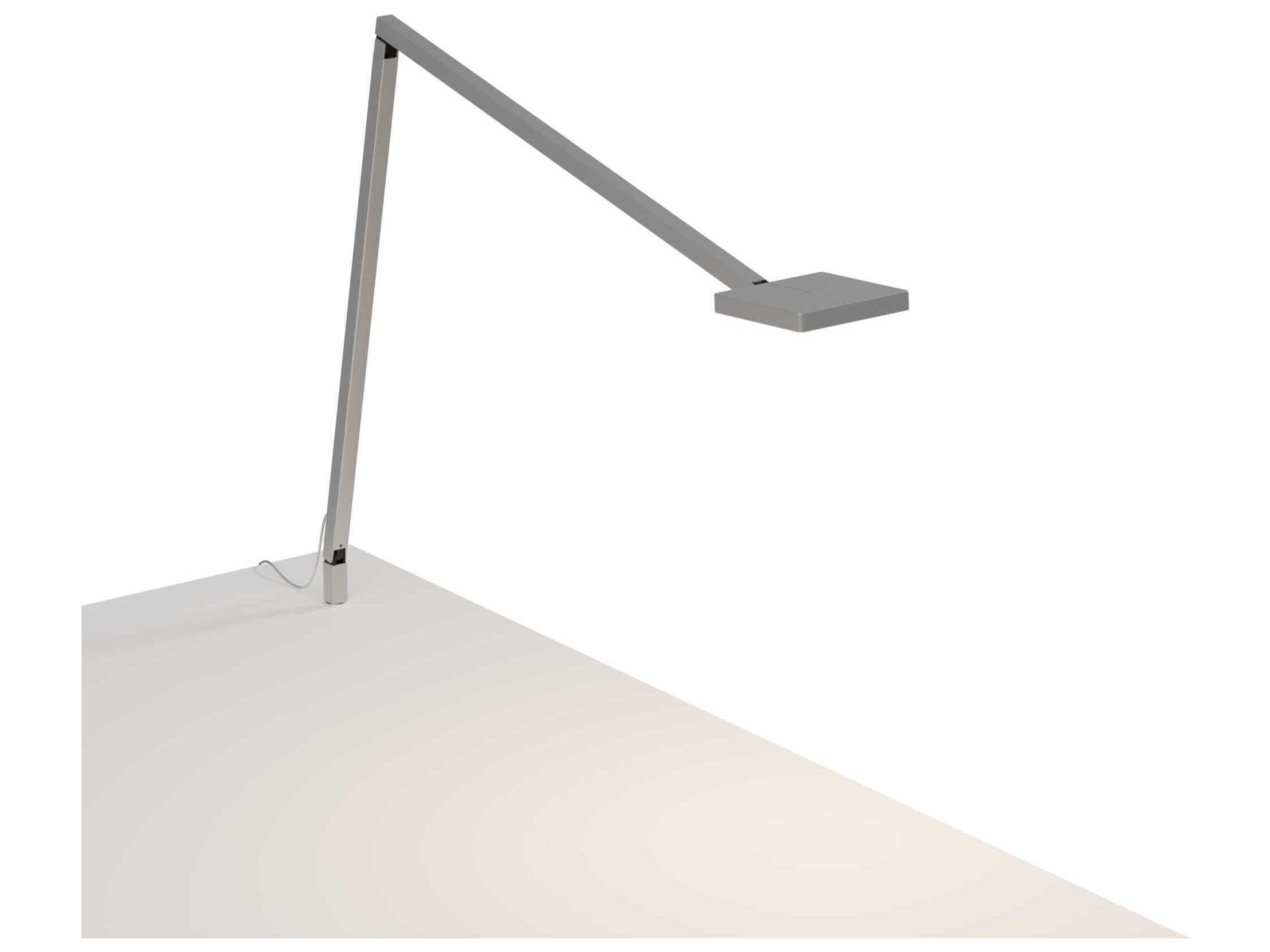 Koncept Focaccia Silver Desk Lamp