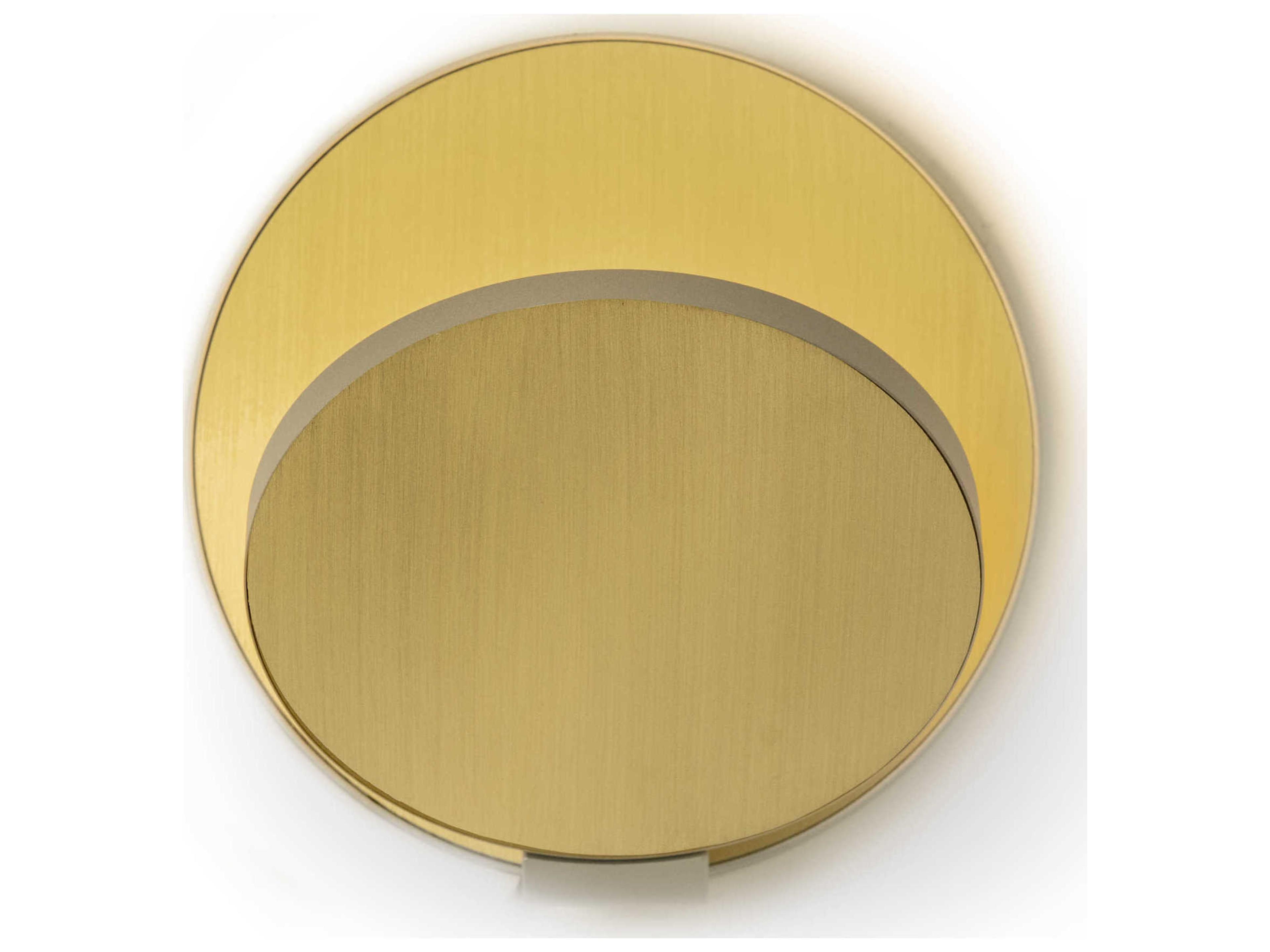 Gravy LED Wall Sconce Silver and Brass