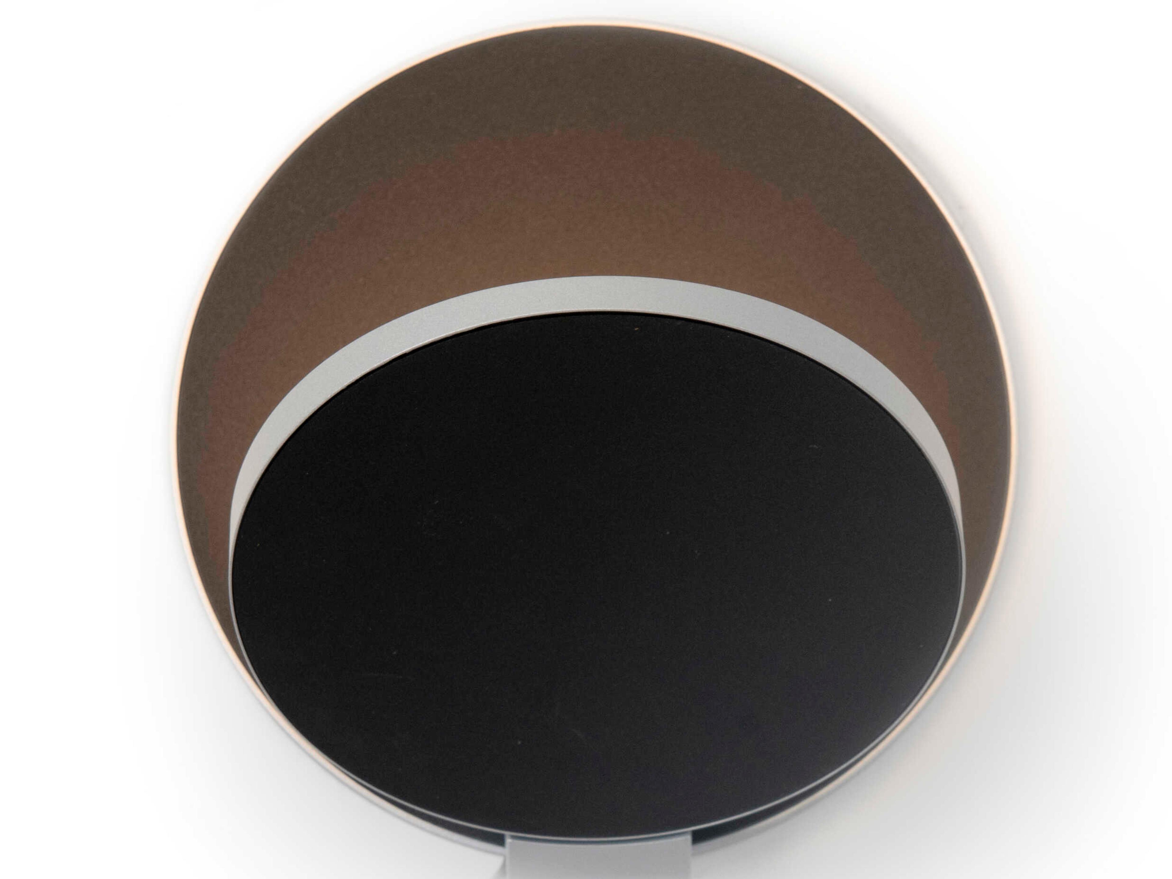 Koncept Gravy Wide Silver Metallic Black Wall Sconce