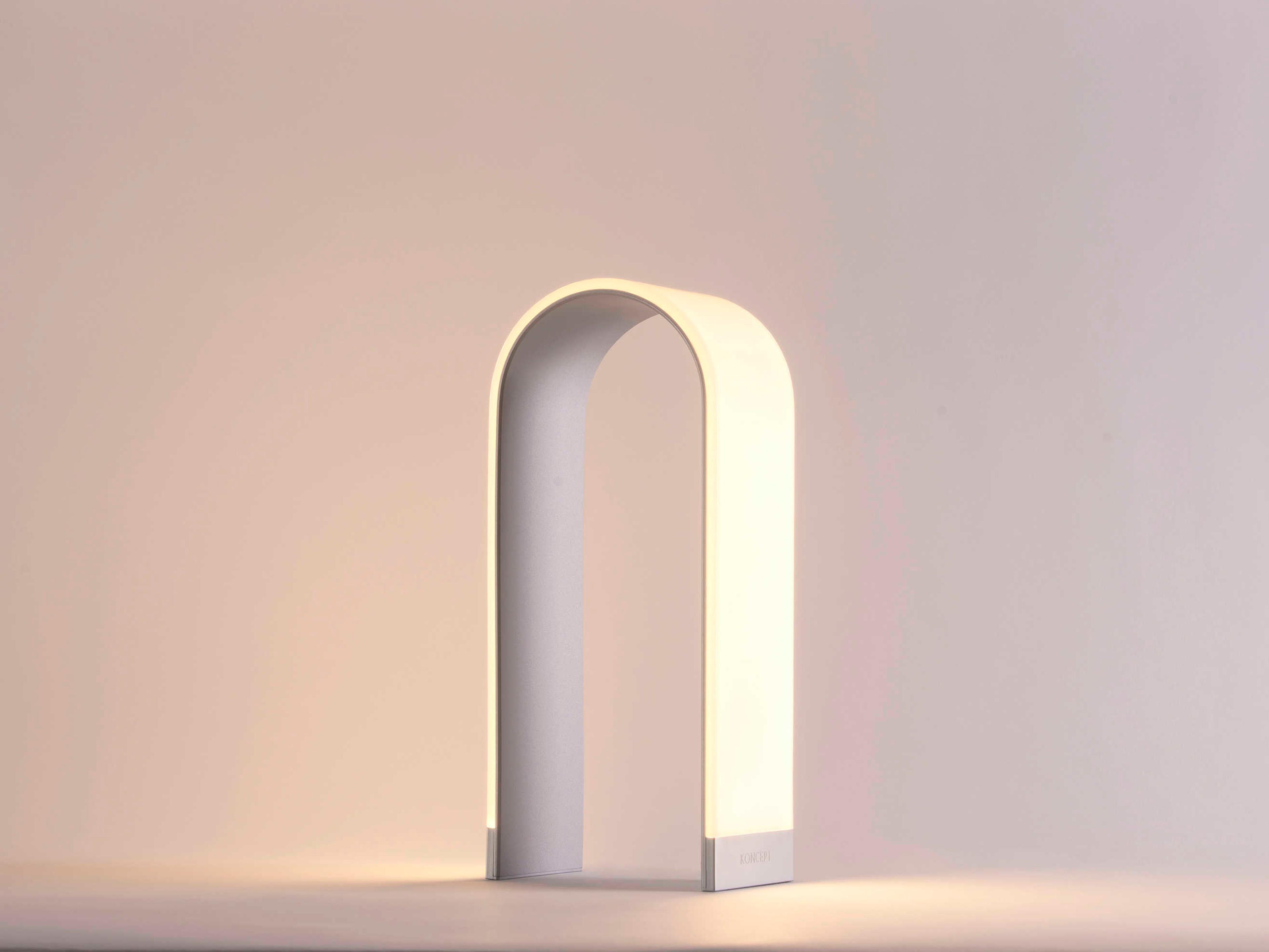 Koncept Mr N LED Silver Table Lamp