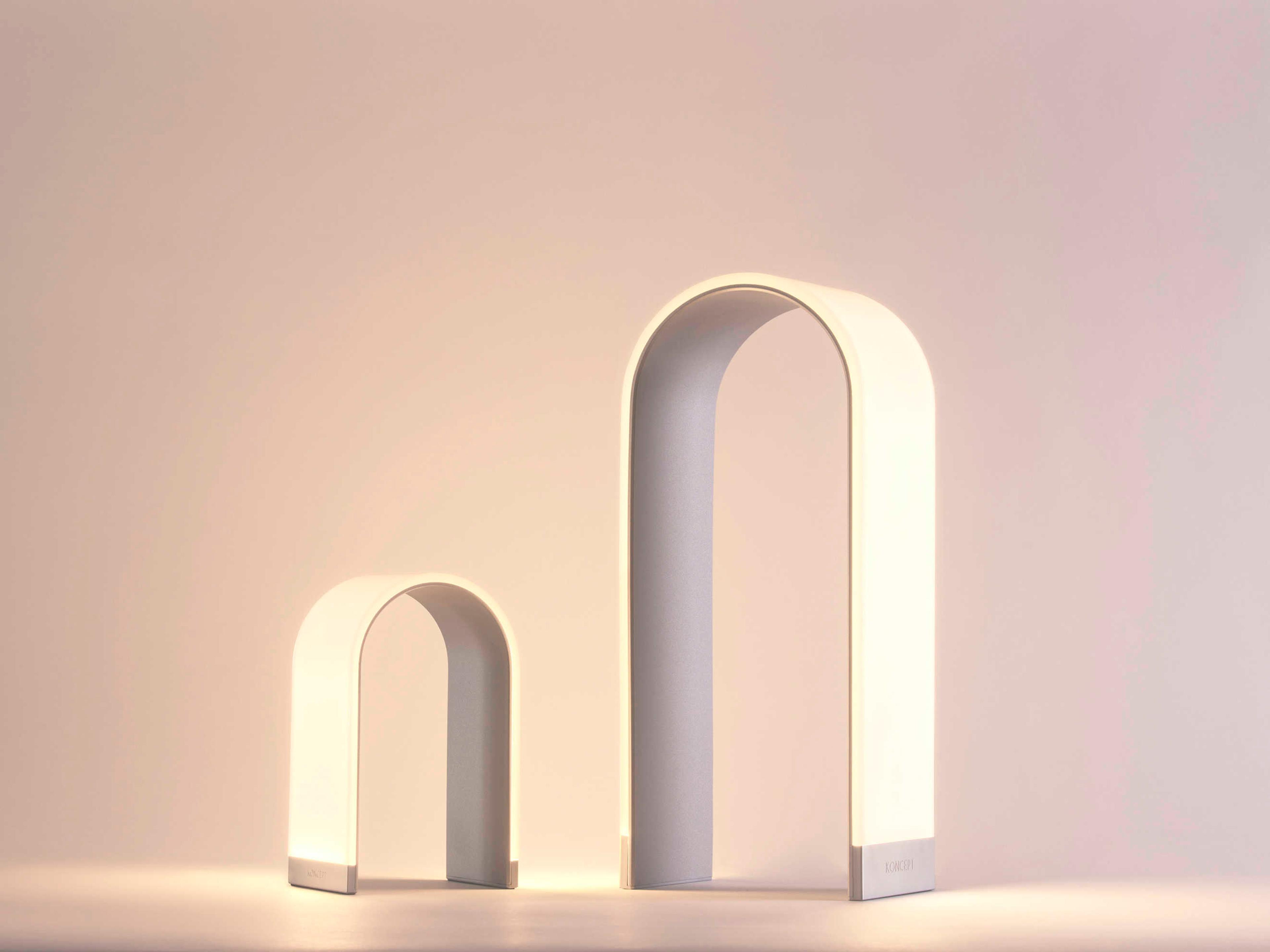 Koncept Mr N LED Silver Table Lamp