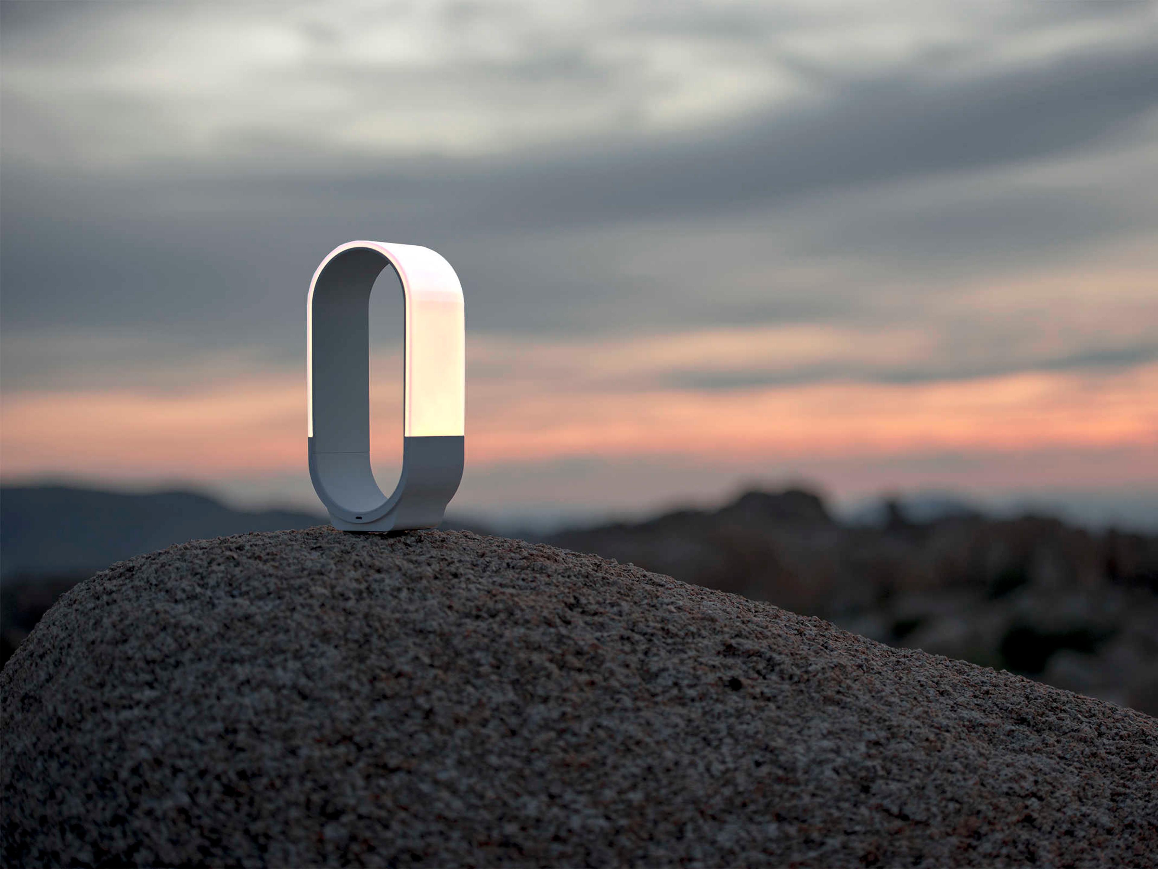 Koncept Mr Go LED Soft Grey Table Lamp