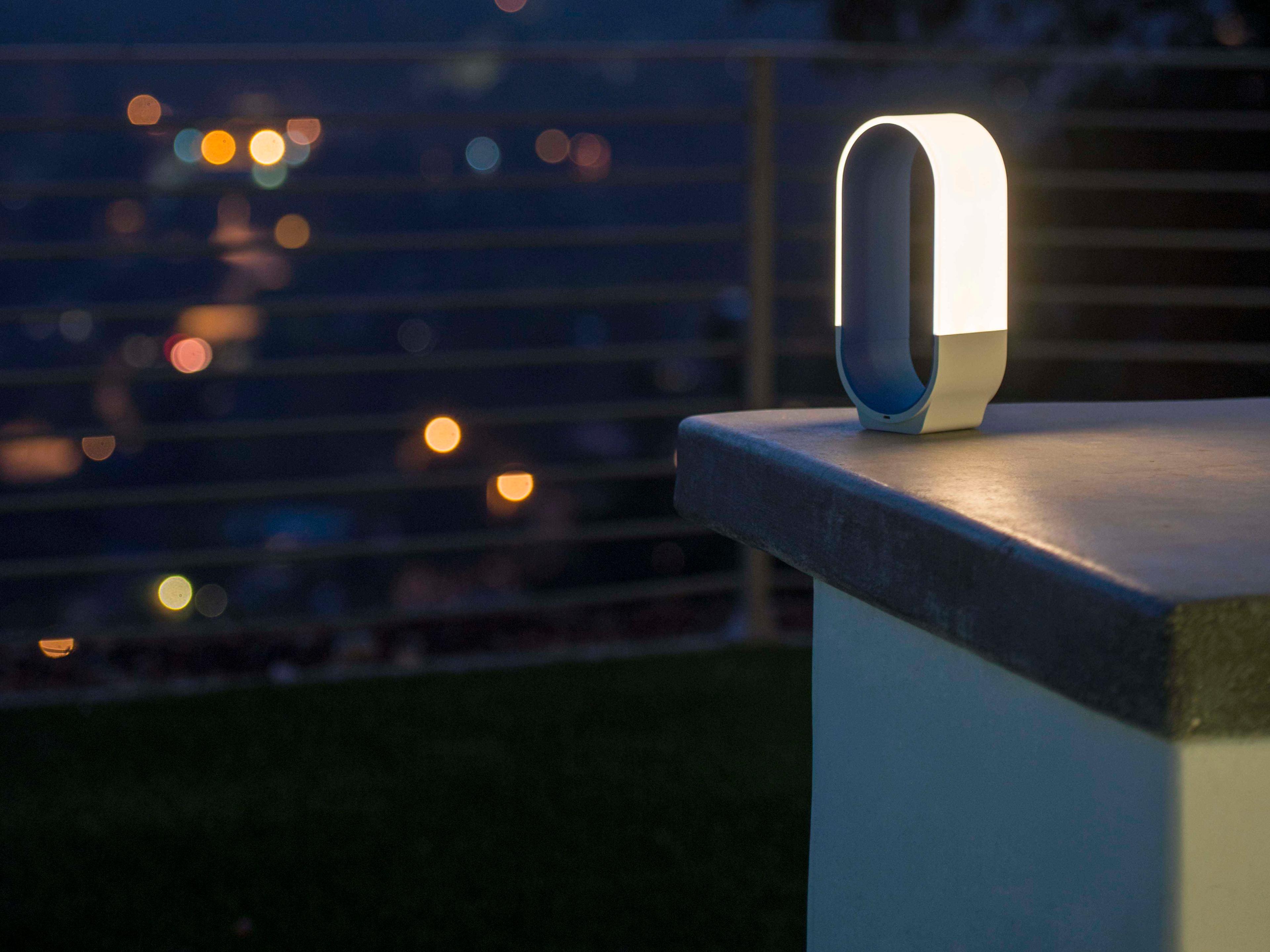 Koncept Mr Go LED Soft Grey Table Lamp