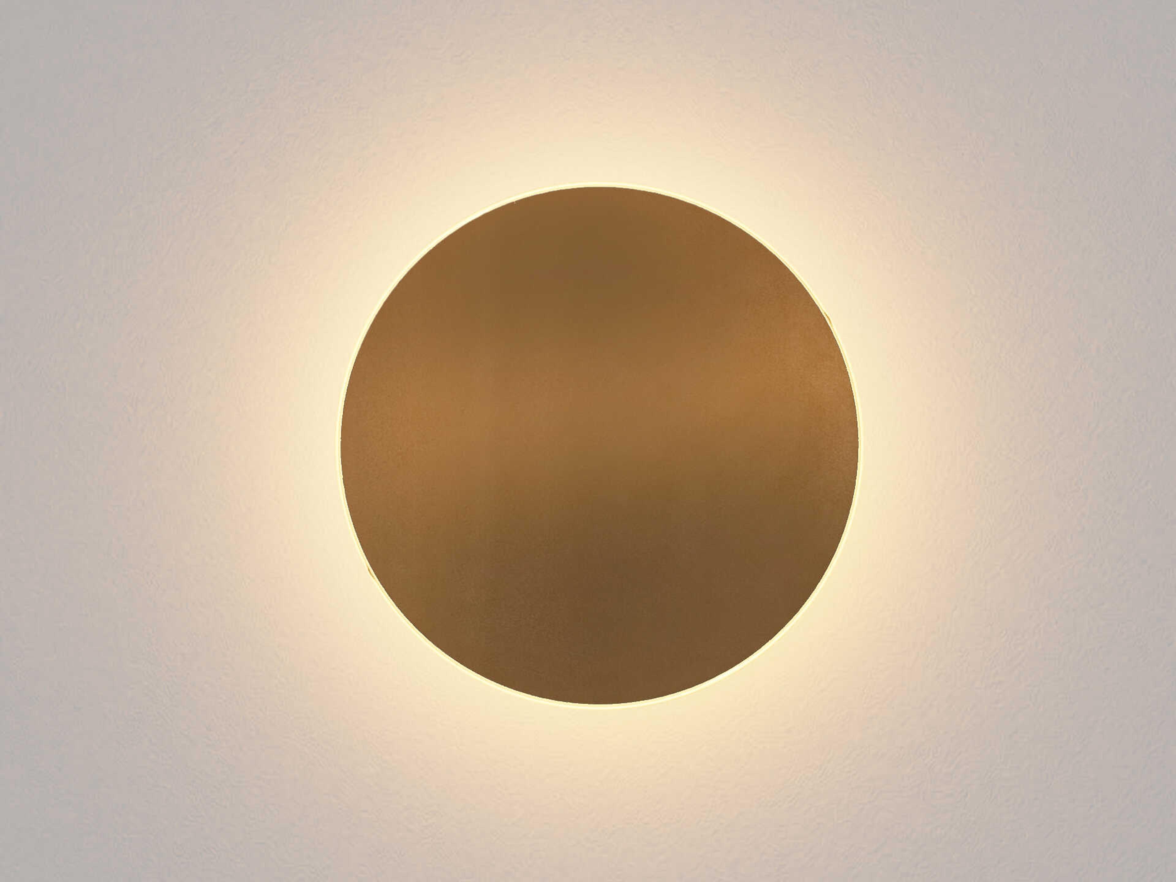 Ramen Wall Sconce Modern Brass LED Light