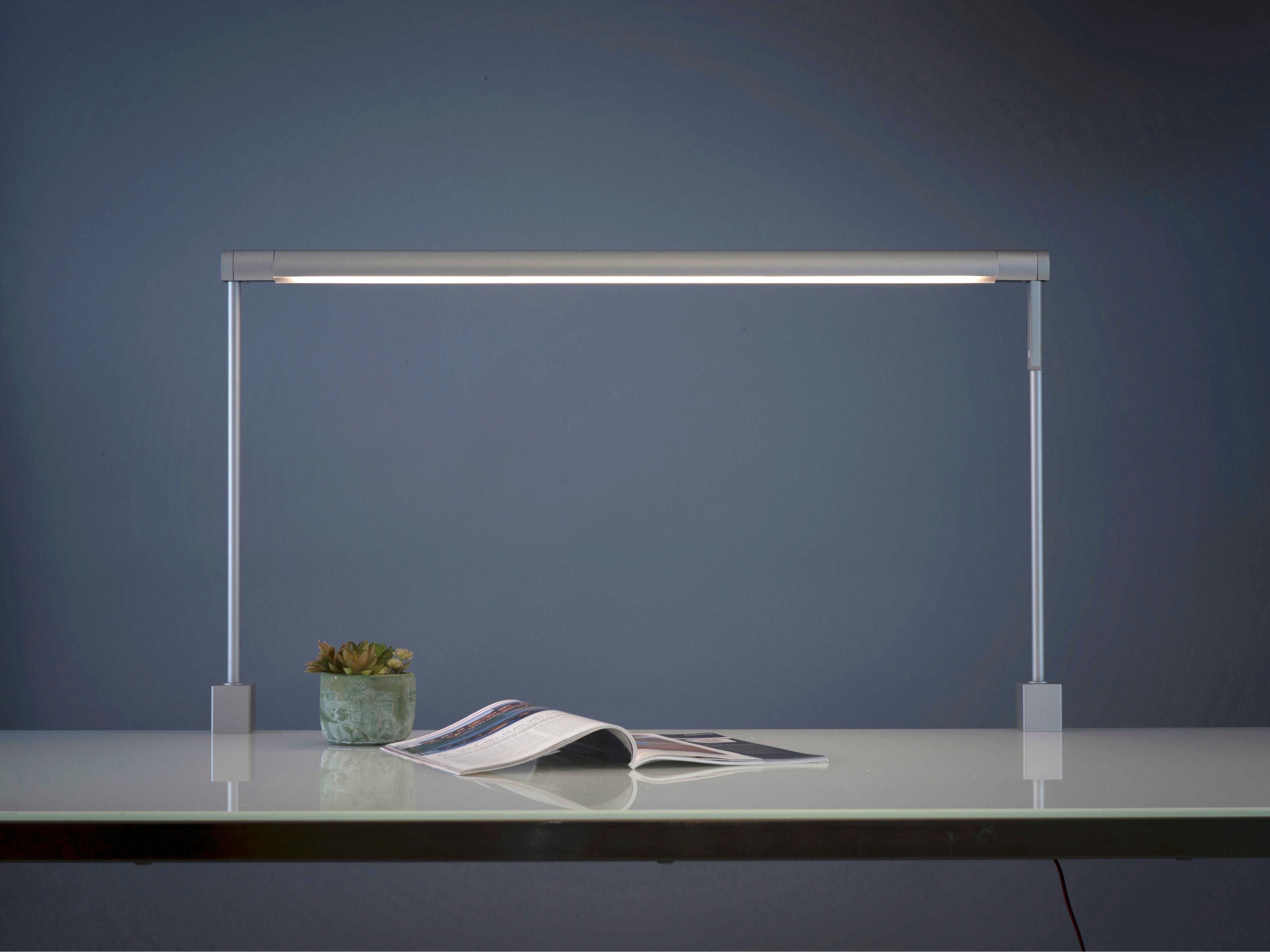 Koncept Sobre Metallic Black Desk Clamp Mounted Table Lamp