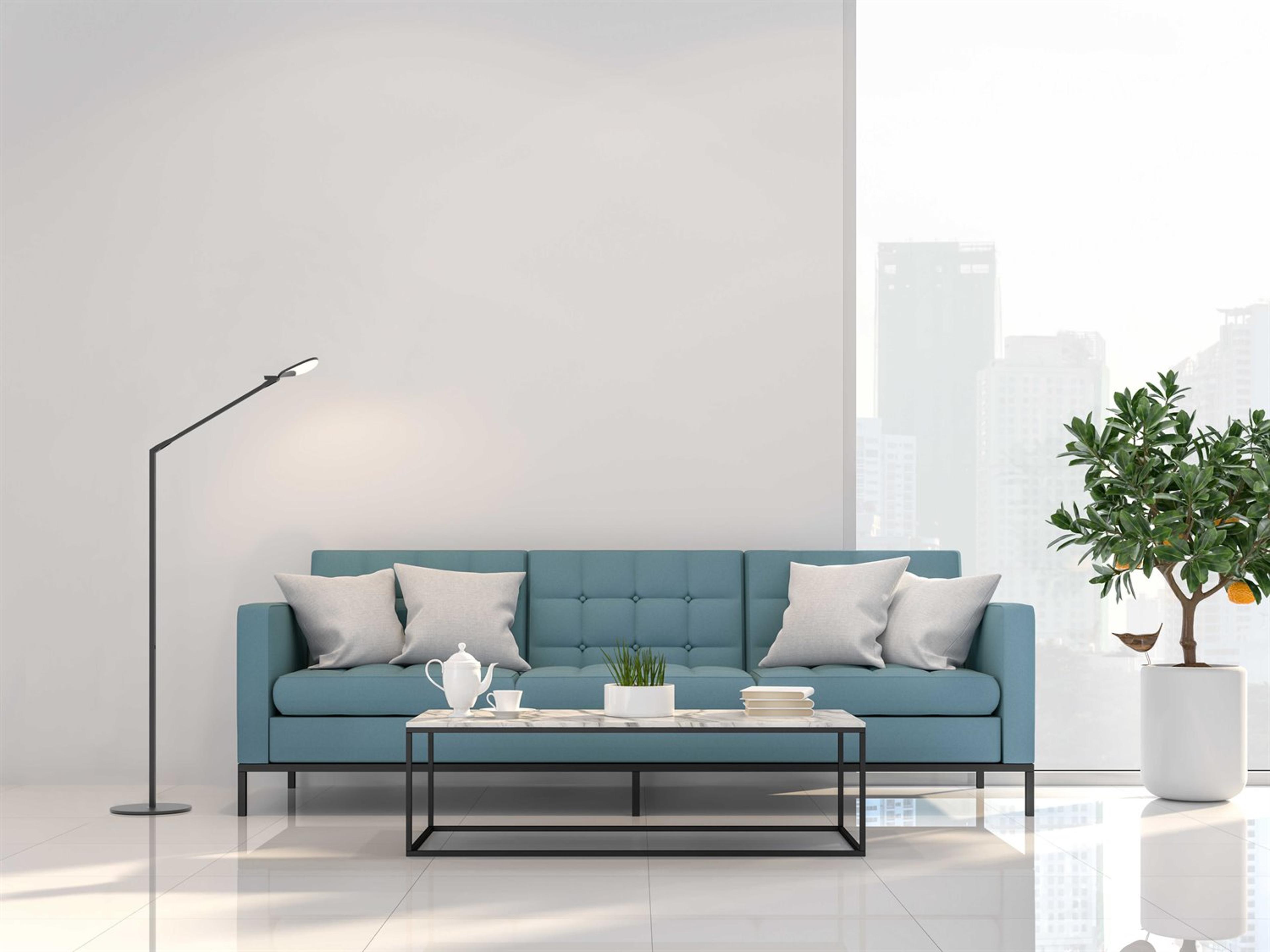 Koncept Splitty LED Matte Grey Floor Lamp