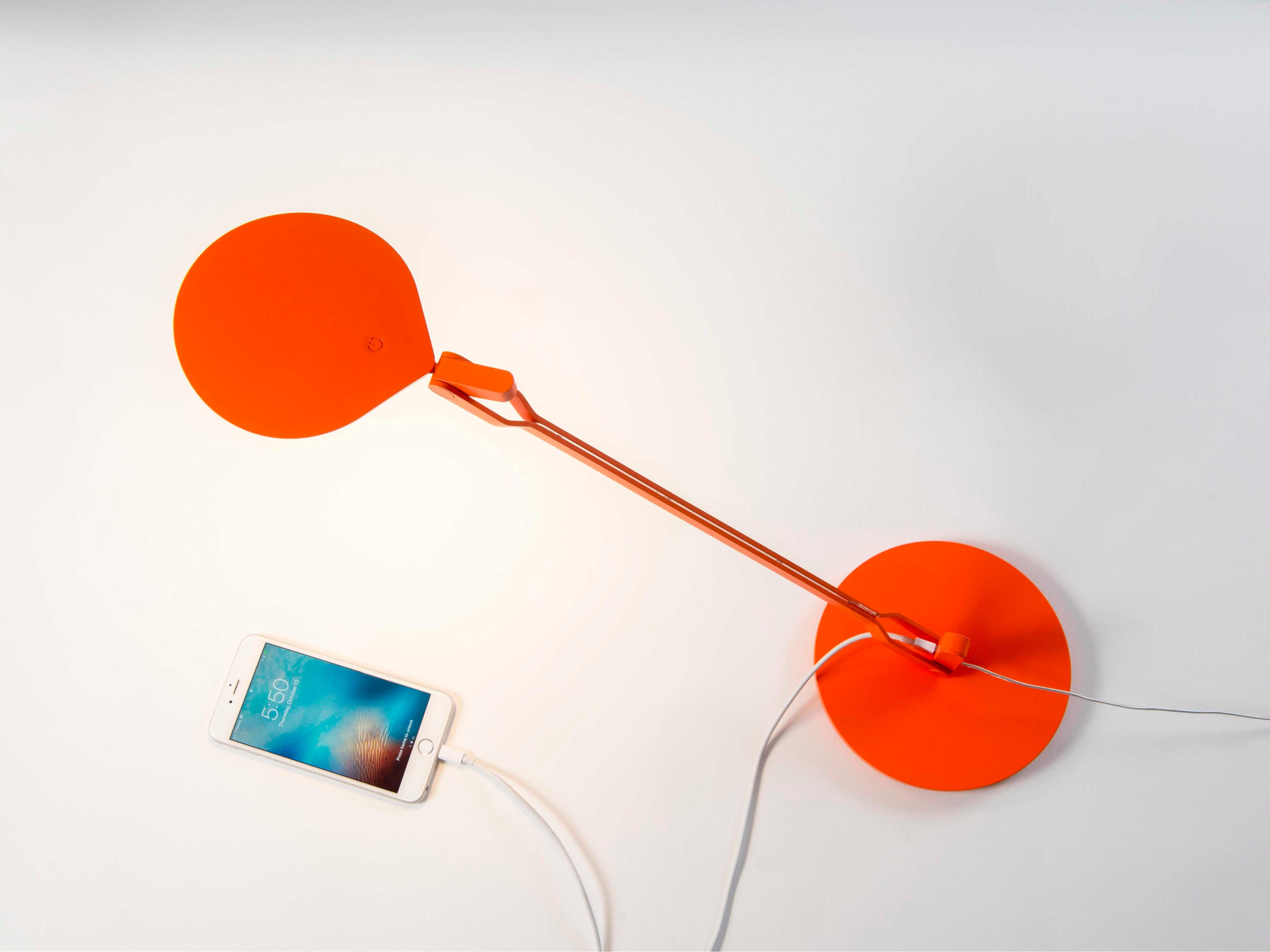 Koncept Splitty Matte Orange Desk Lamp