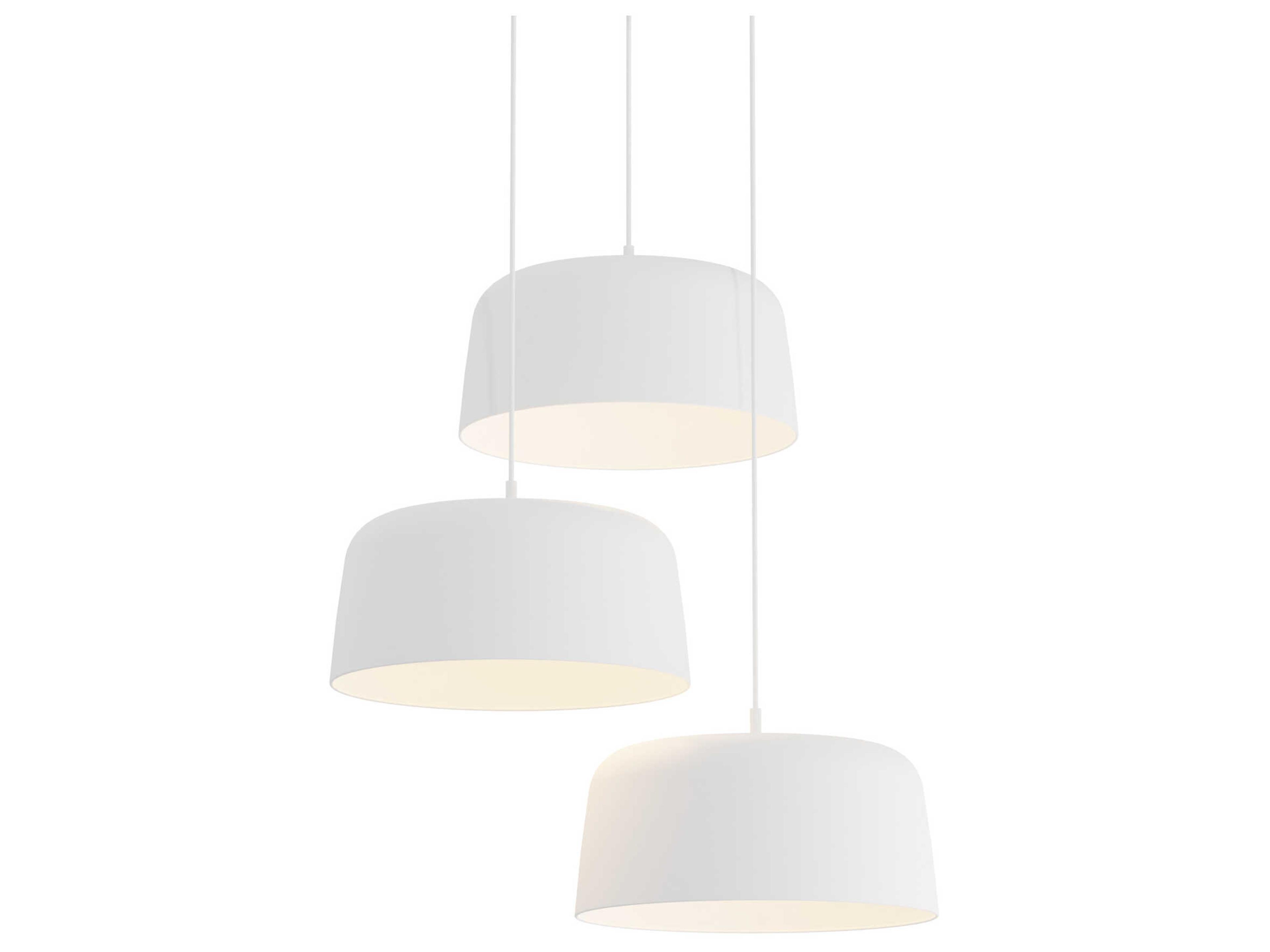 Koncept Yurei Matte White Drum Pendant