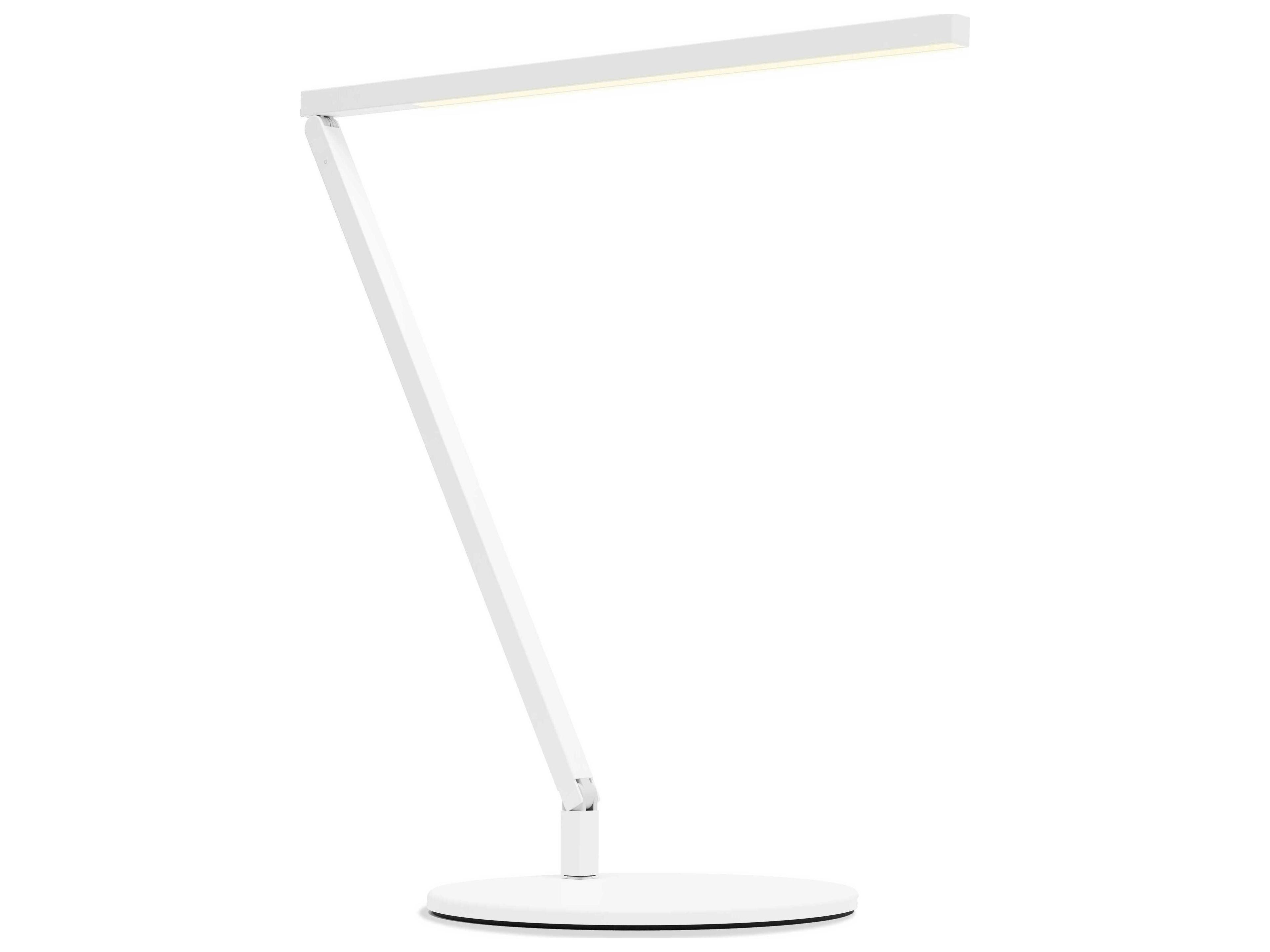 Z-bar Matte White Desk Lamp