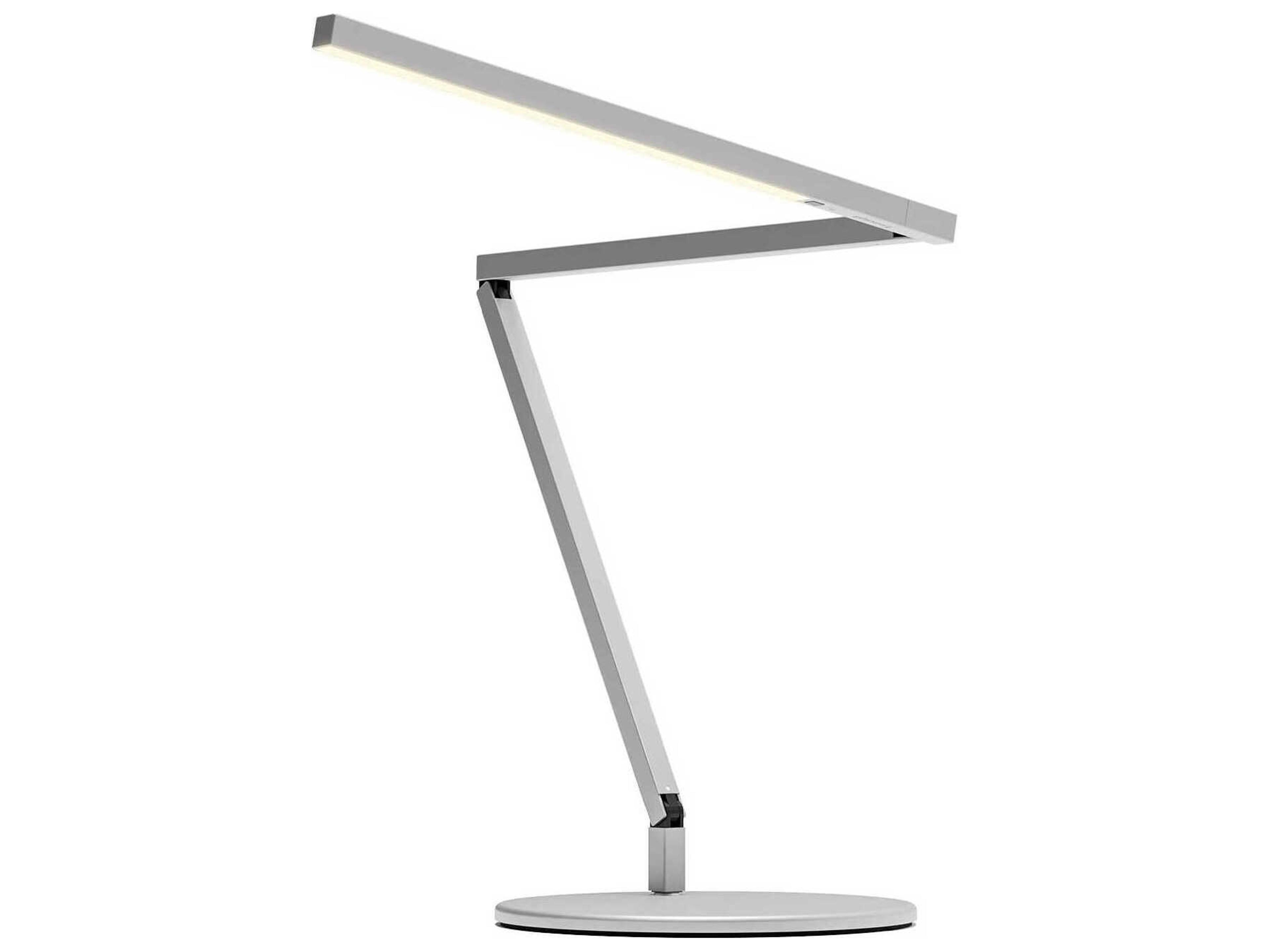 Z-bar Silver Desk Lamp