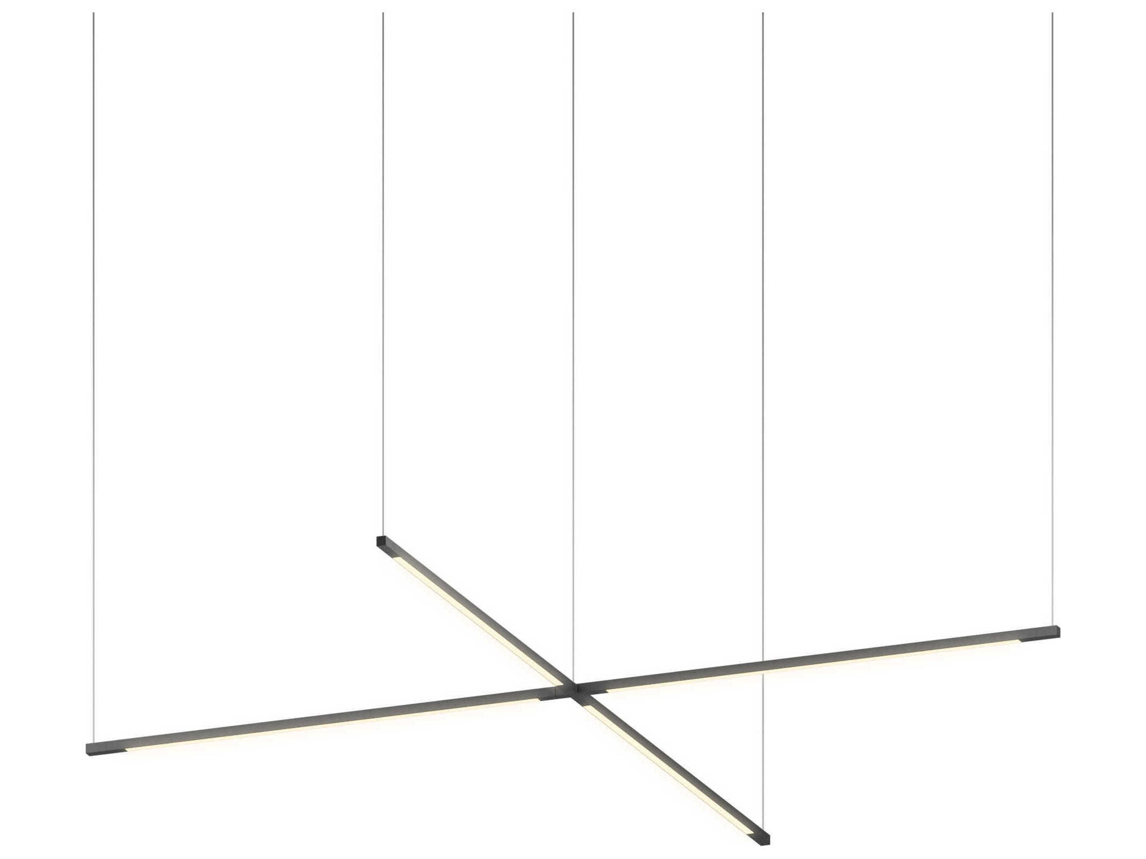 Z-Bar Pendant Cross Modern LED Light