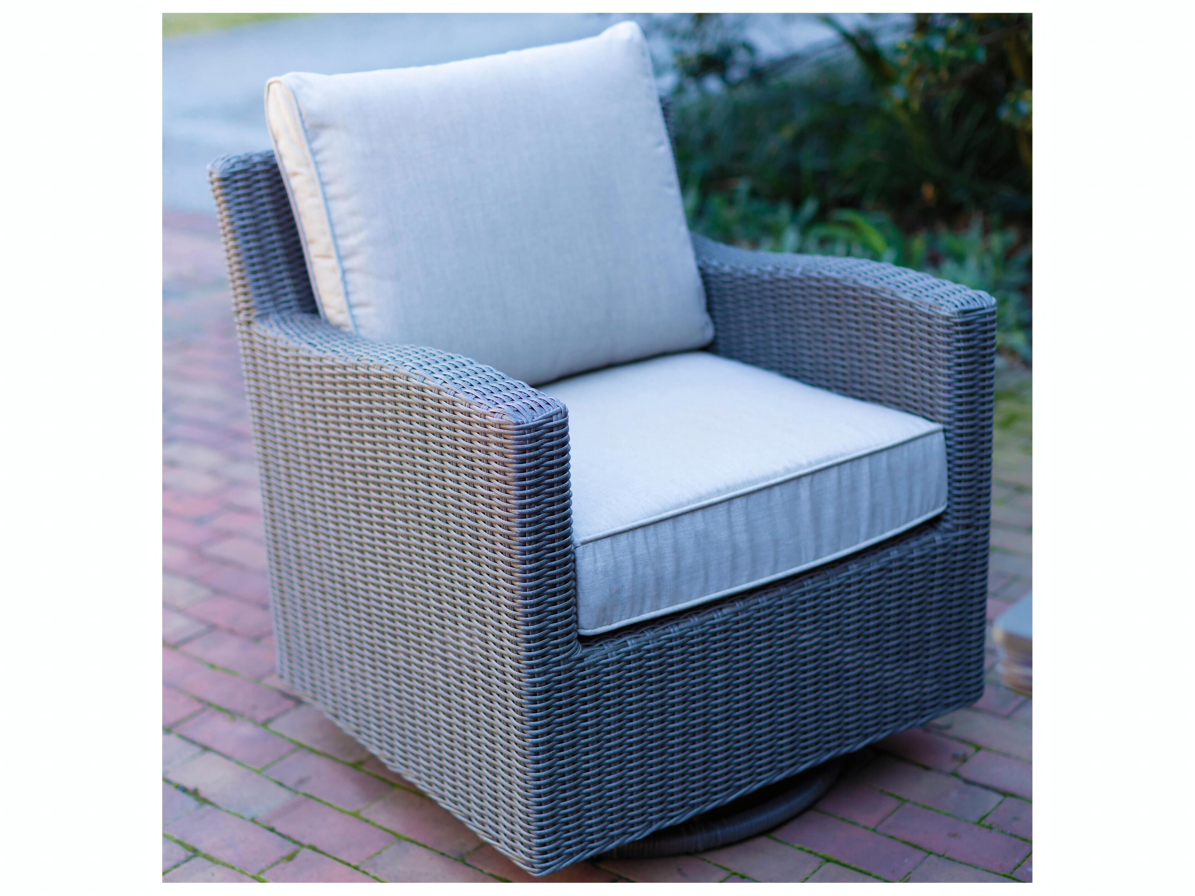 Kettler Palma Wicker Rattan Sectional Outdoor Lounge Set in Cash Ash