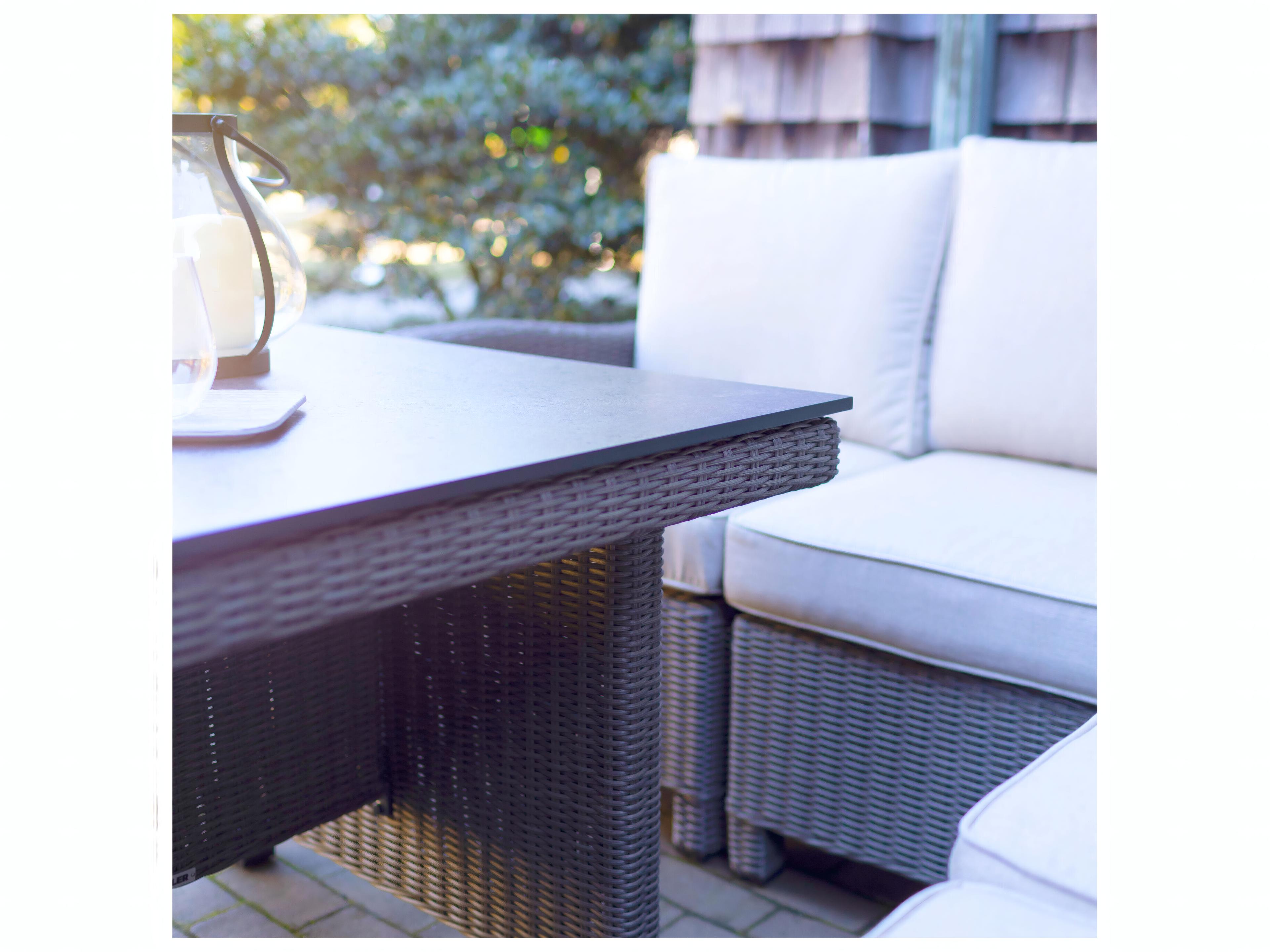 Kettler Palma Rattan Cast Ash Aluminum Cushion Lounge Set