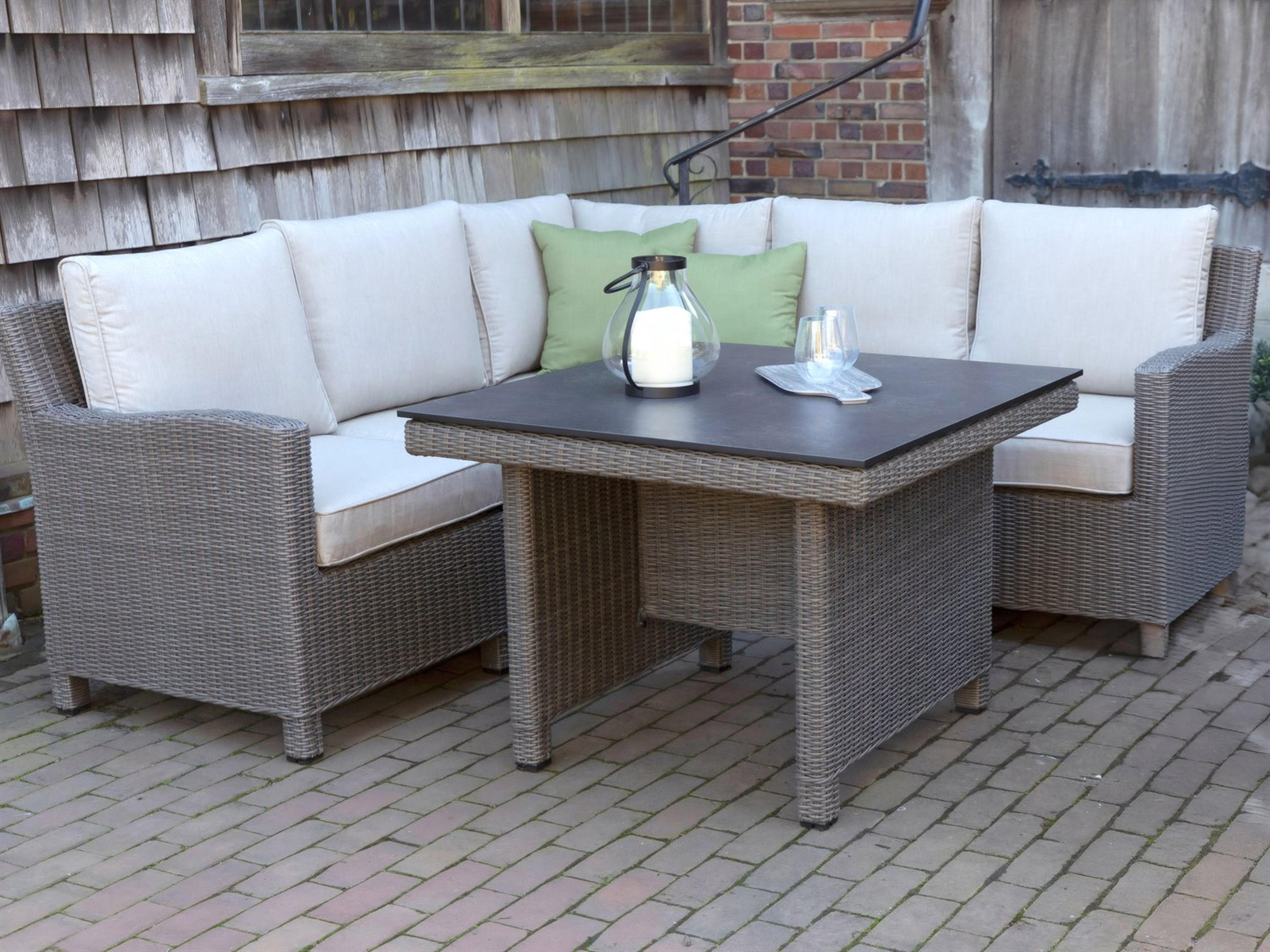 Palma Rattan Cast Ash Aluminum Cushion Lounge Set
