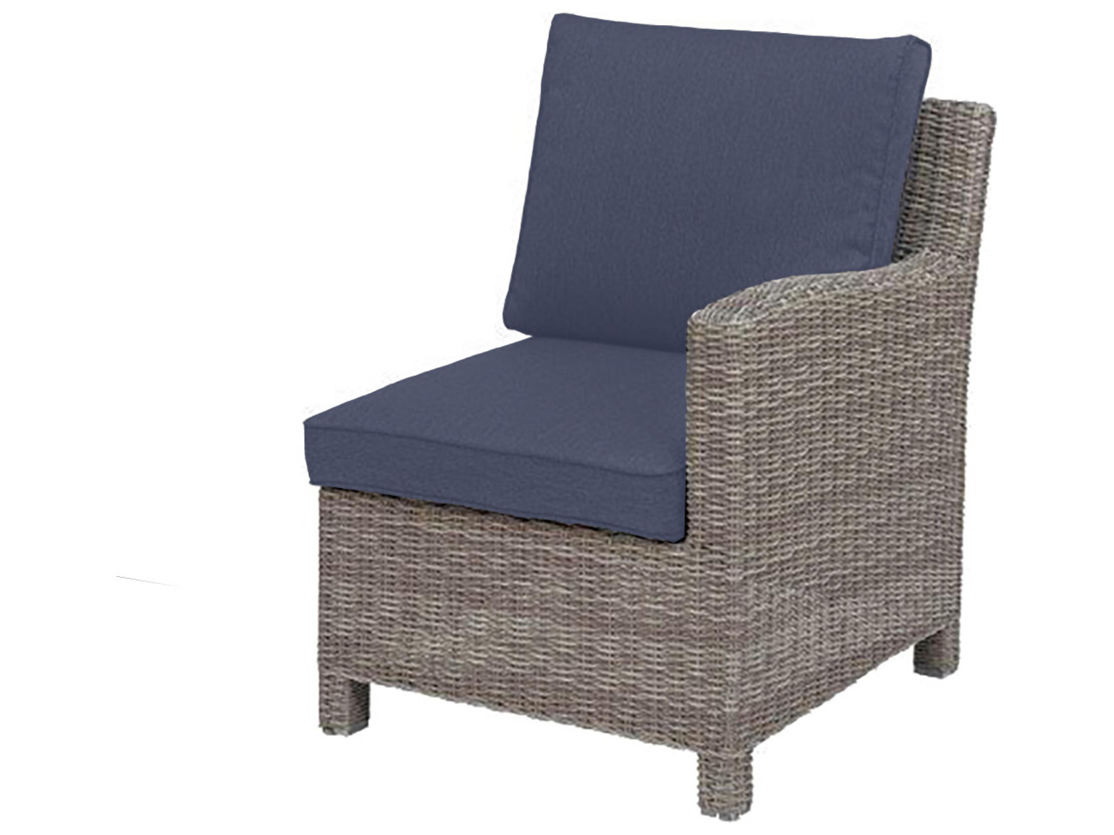 Kettler Palma Rattan spectrum Indigo Wicker Cushion Lounge Set