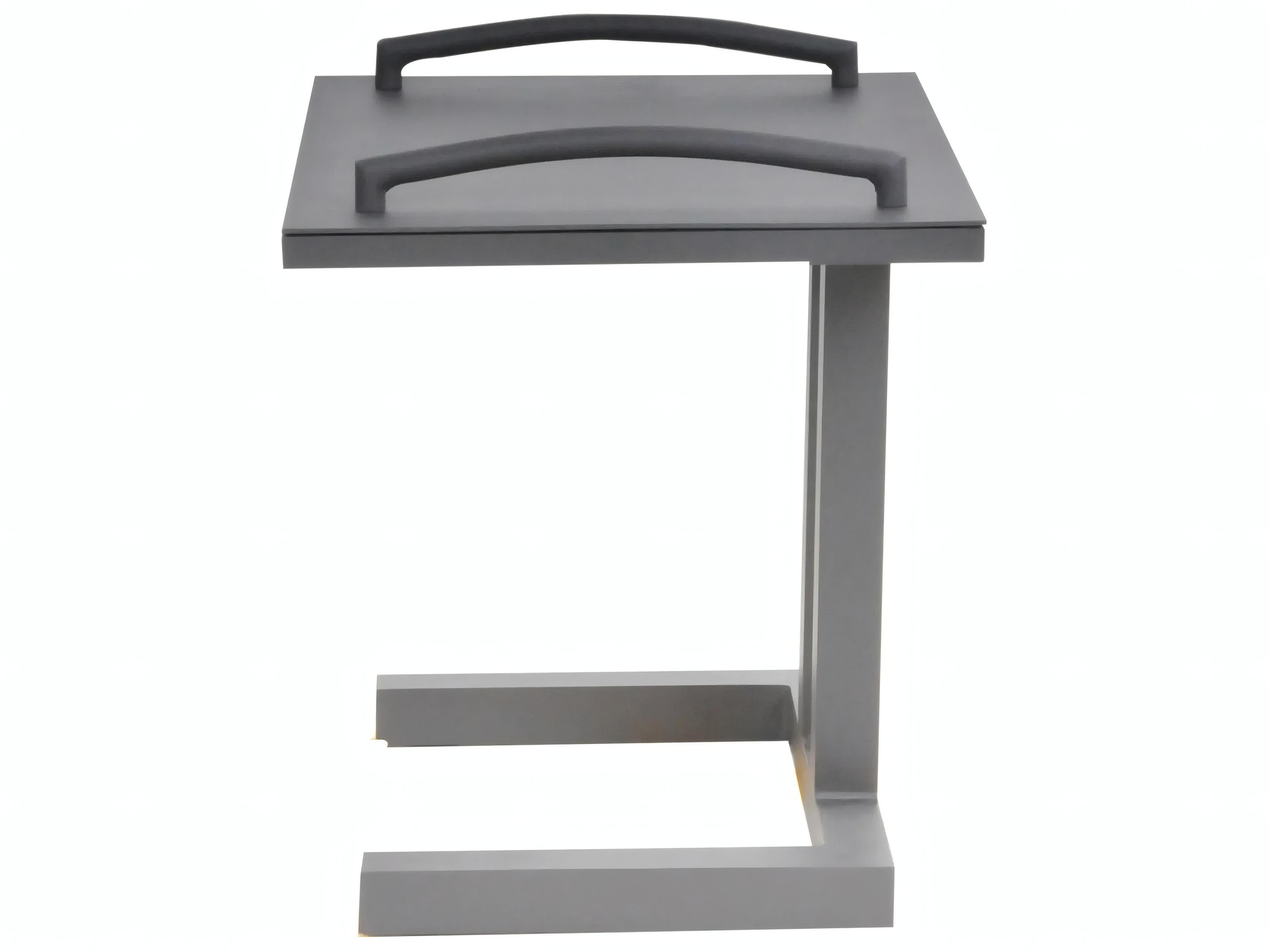 Kettler Easy Aluminum Lava Rectangular Outdoor End Table