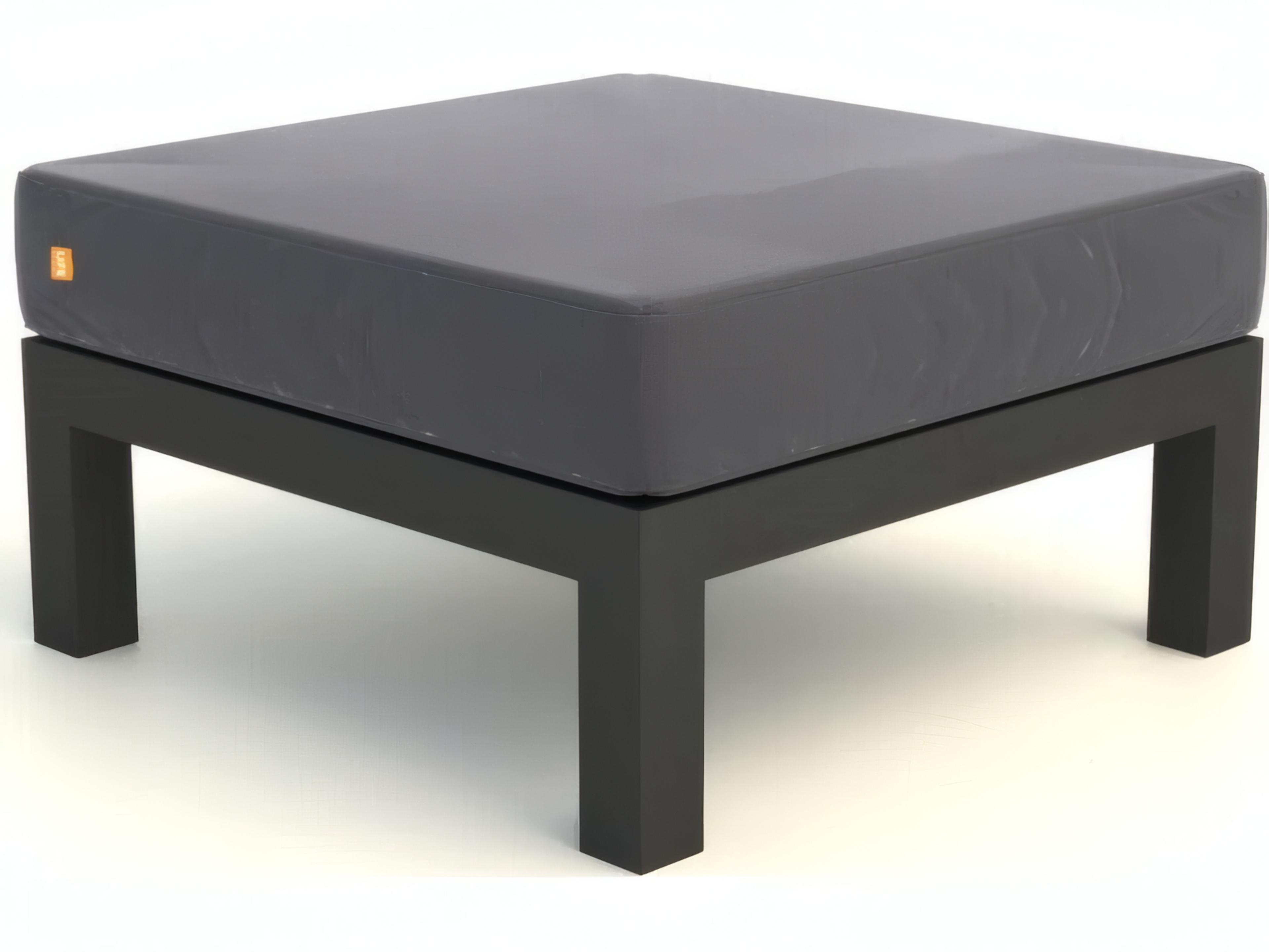 Ketller Timber Aluminum Lava/Natte Charcoal Ottoman