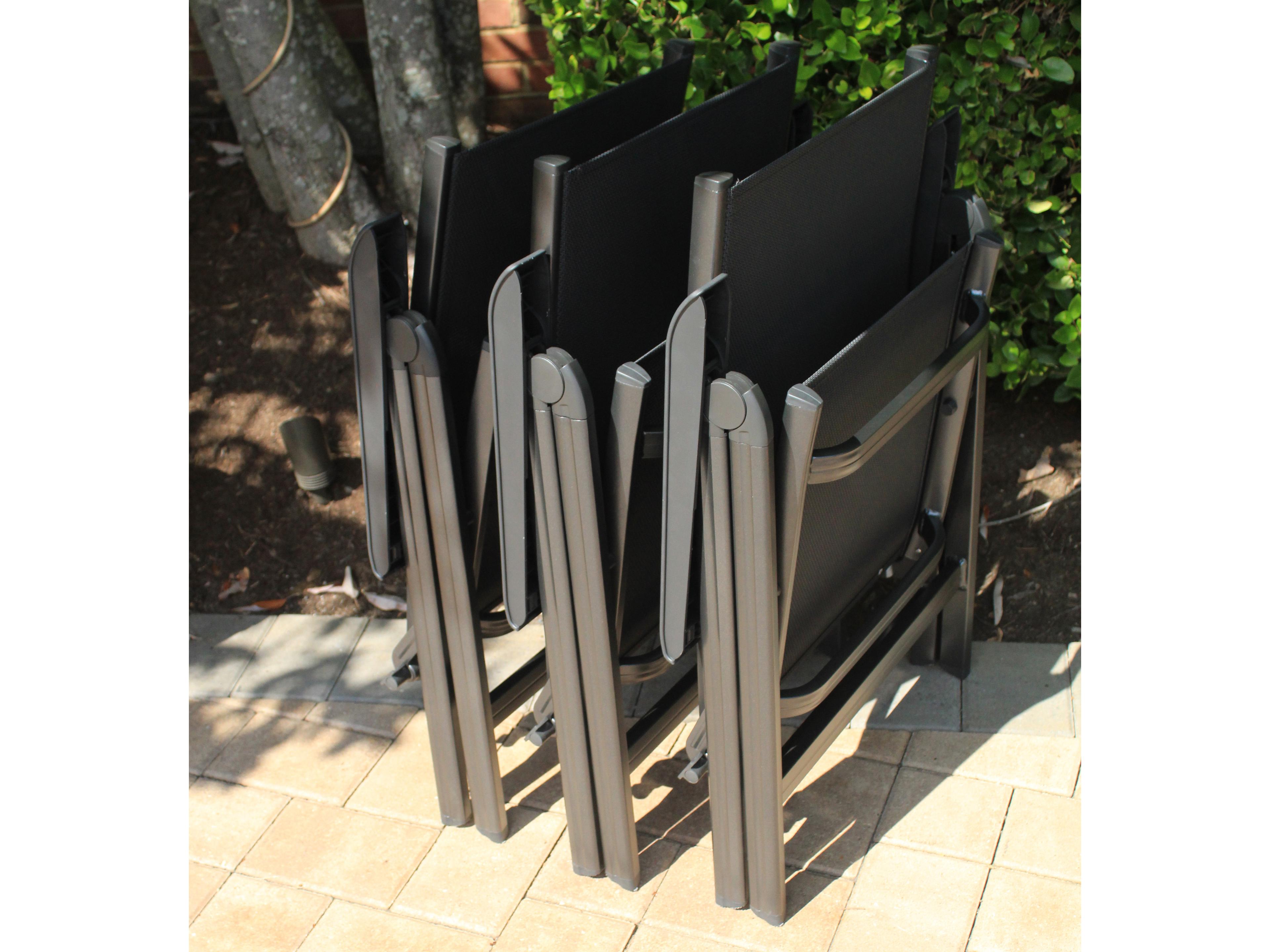 Kettler Basic Plus Grey Grey Aluminum Dining Set