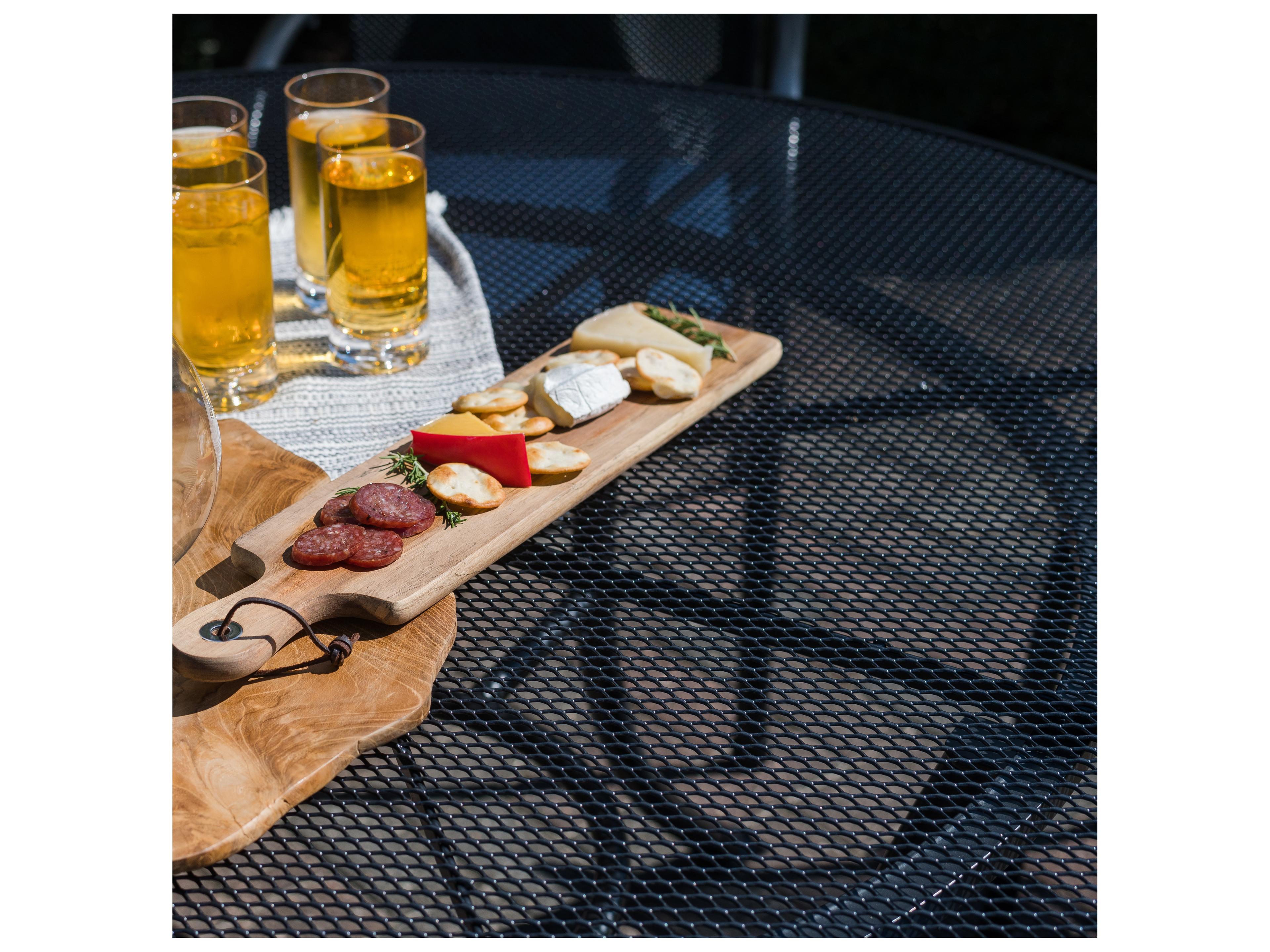 Kettler Pilano Steel Wrought Iron Gray 7 Piece Patio Dining Set