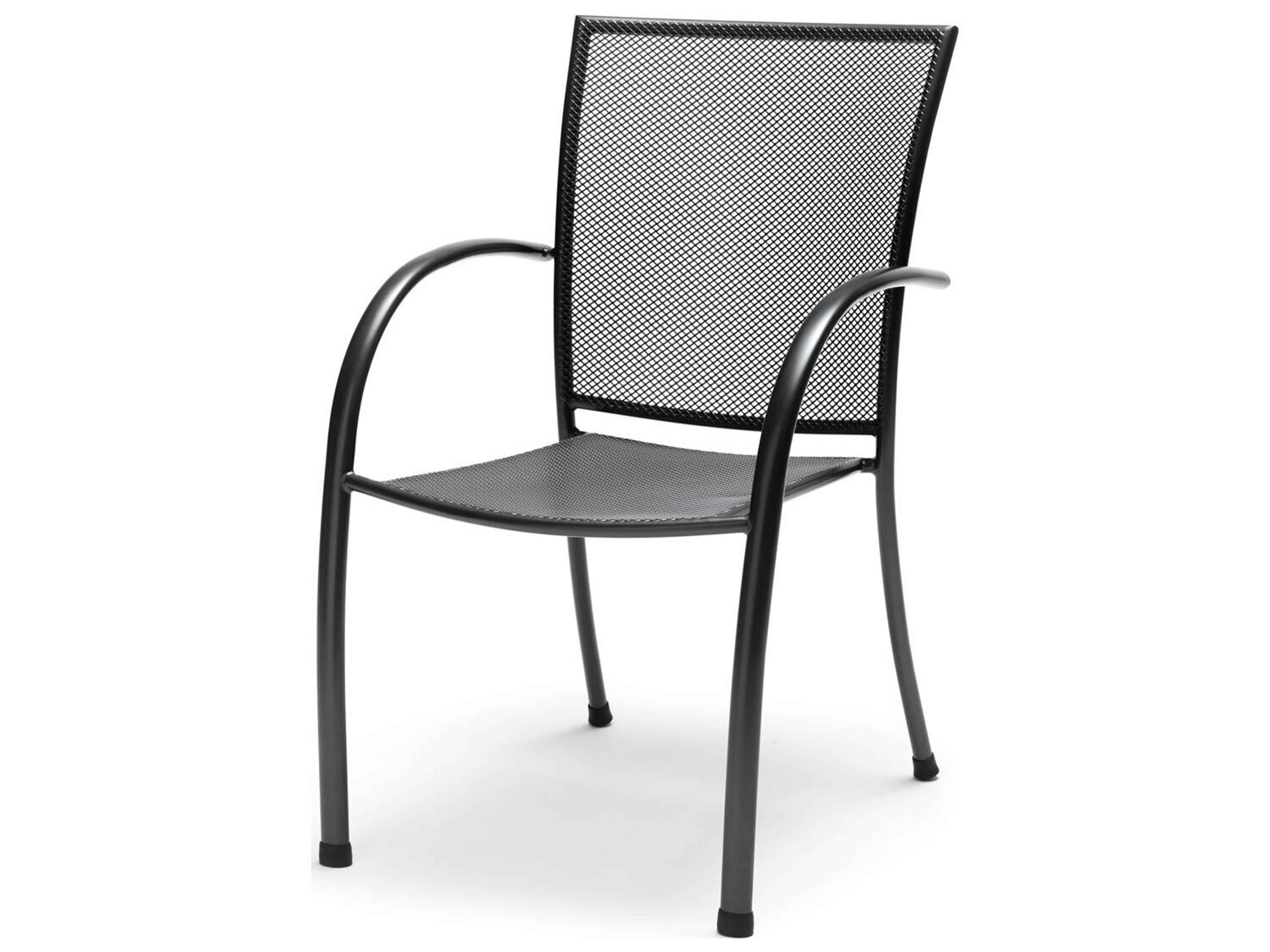 Kettler Pilano Steel Wrought Iron Gray 7 Piece Patio Dining Set