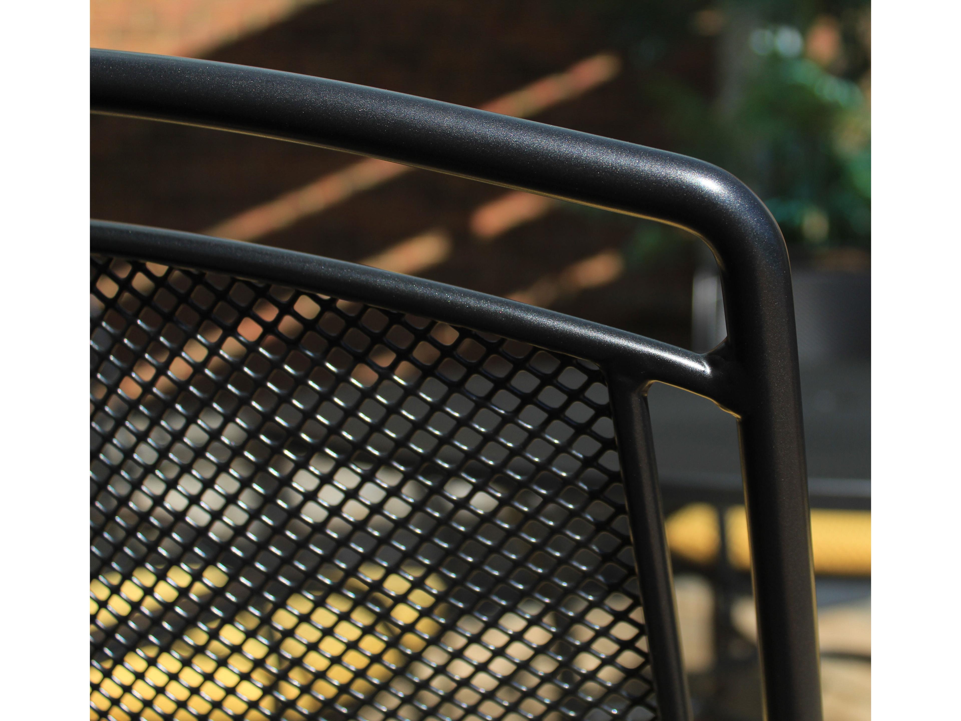 Kettler Henley Steel Gray Dining Arm Chair Set of 6