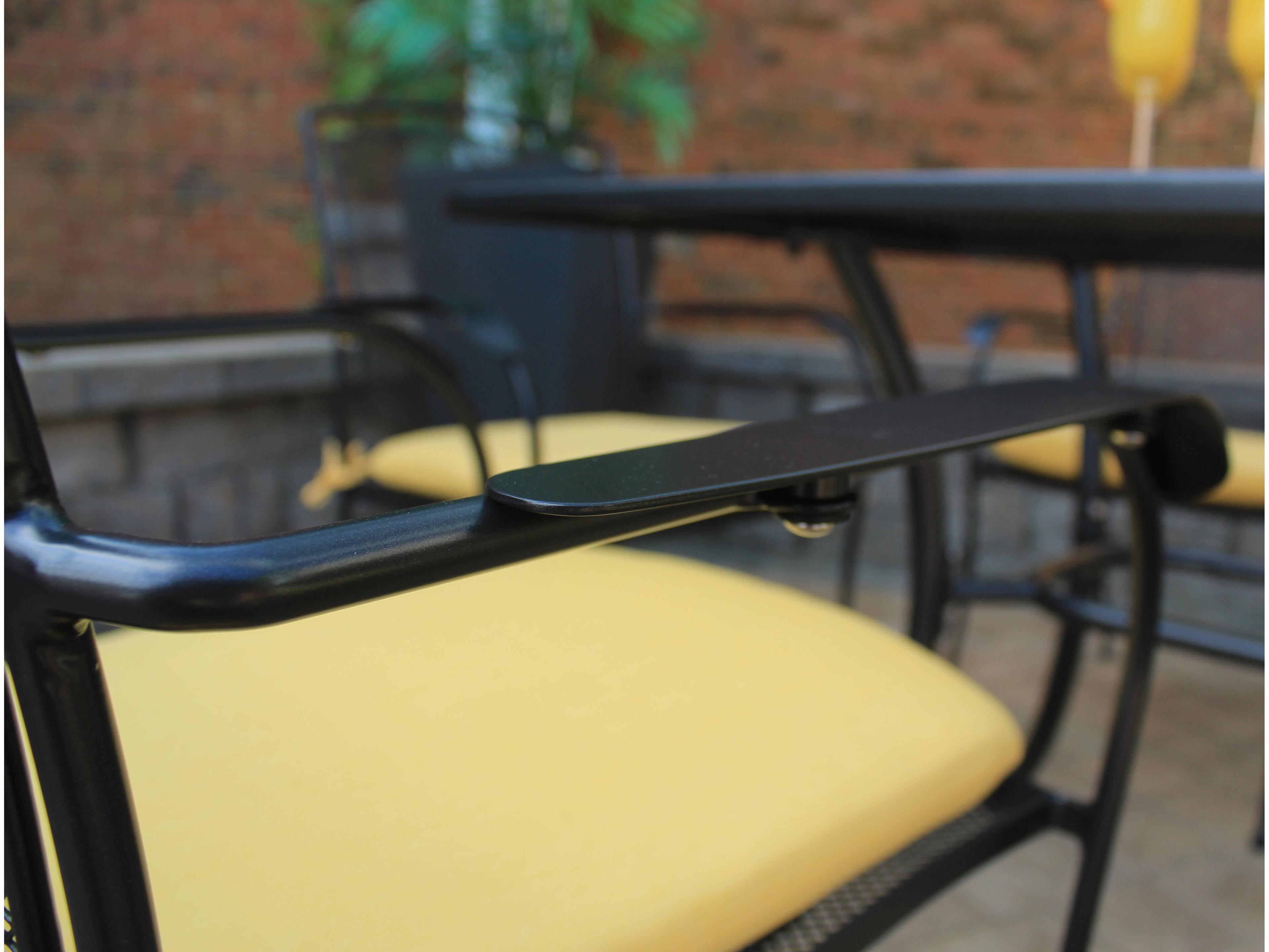 Kettler Henley Steel Gray Dining Arm Chair Set of 6