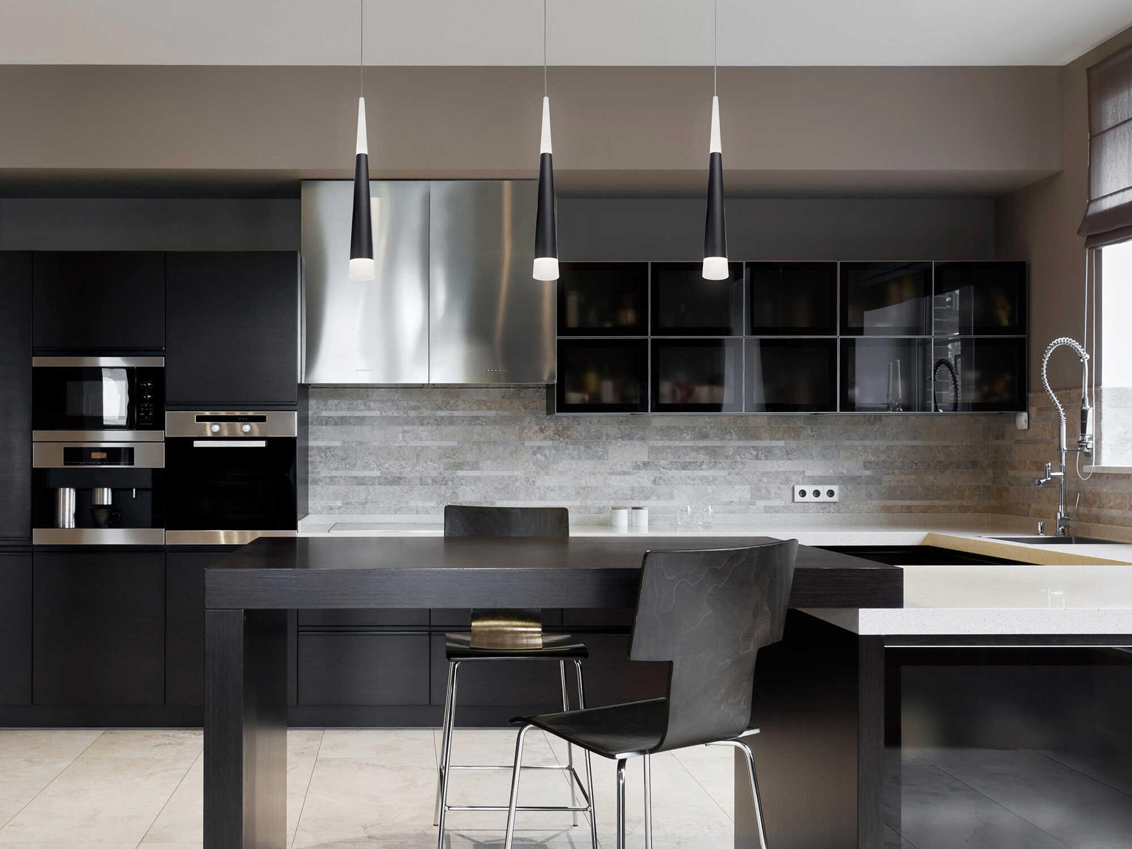 Kuzco Lighting Ultra Black Mini Pendant