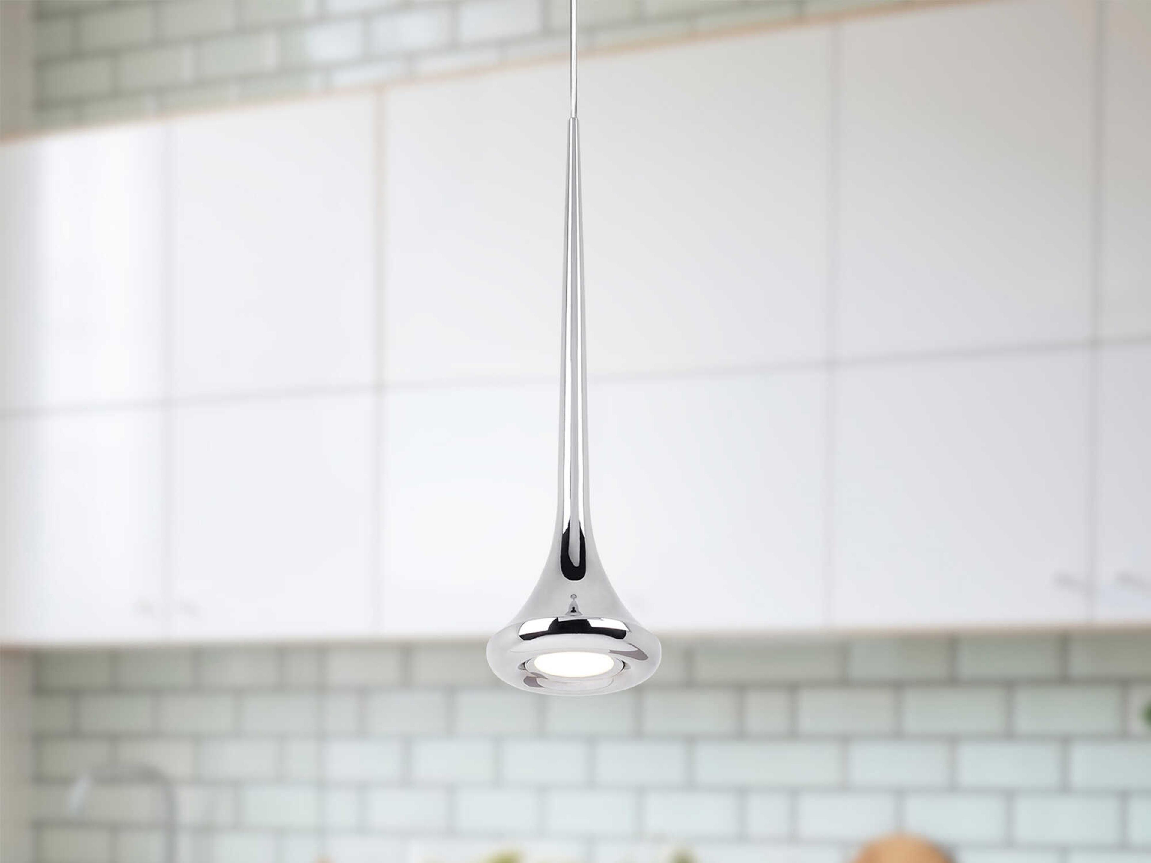 Kuzco Lighting Bach Chrome Mini Pendant