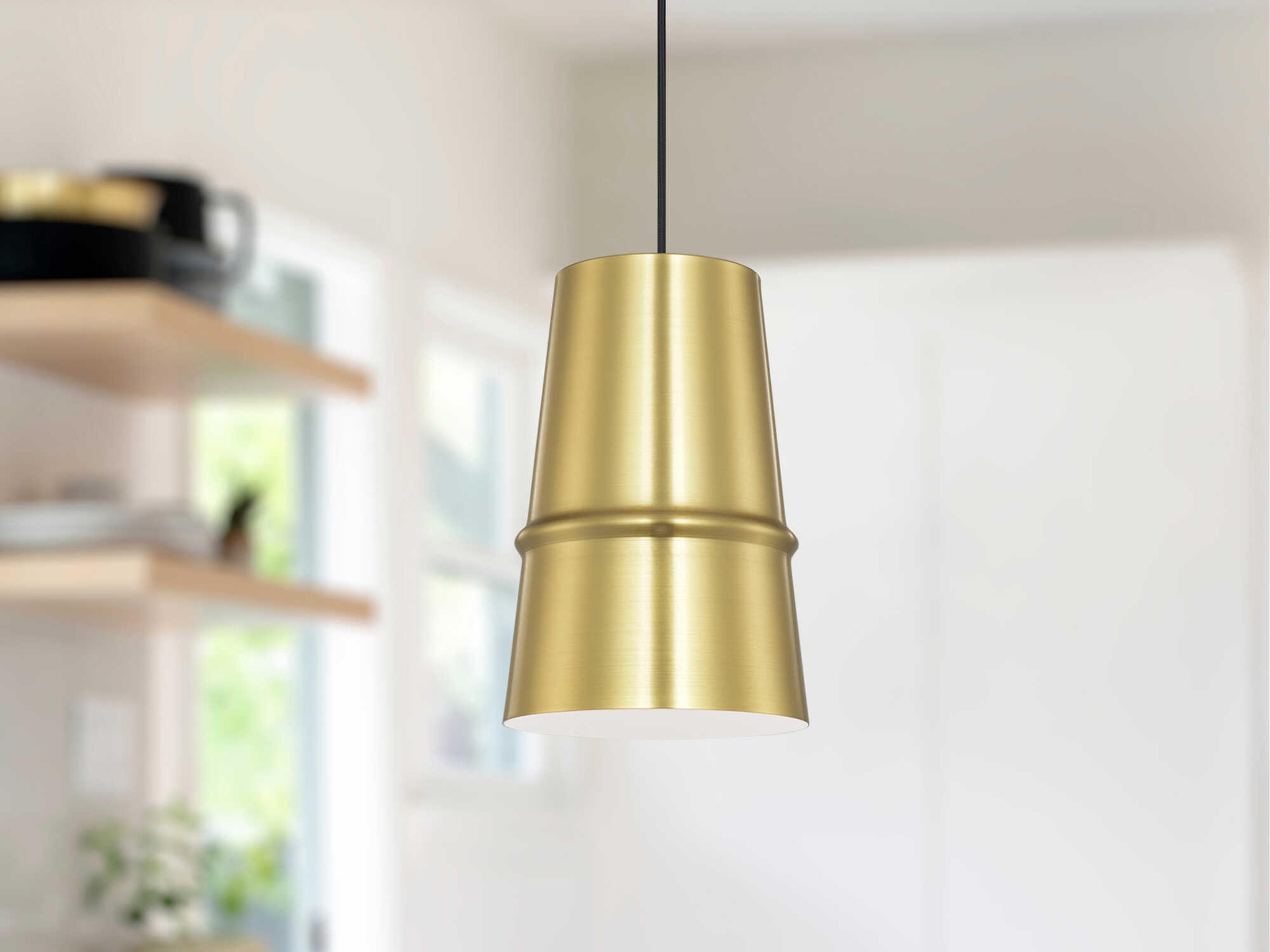 Kuzco Lighting Castor 1-Light Gold Mini Pendant