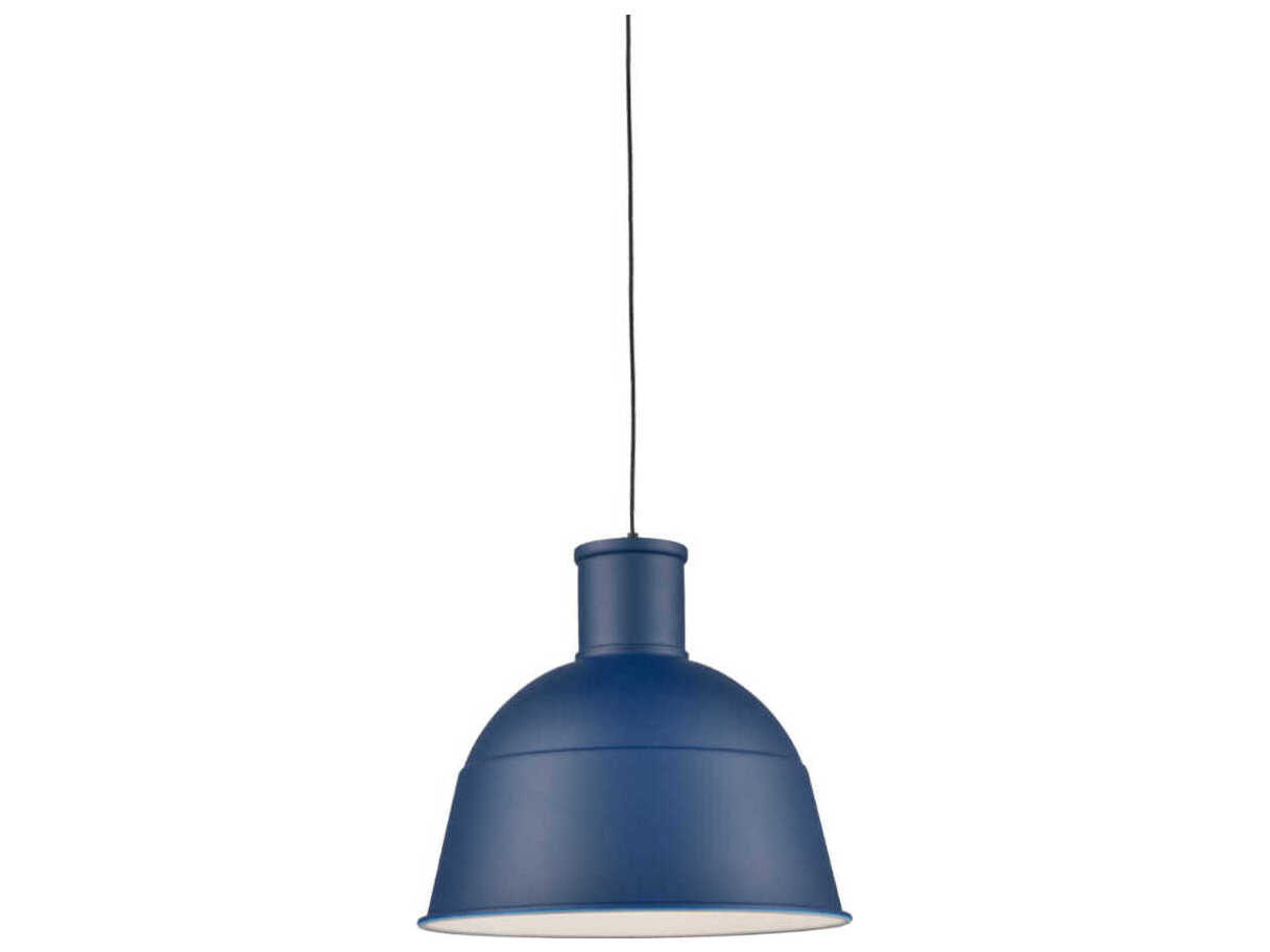 Irving 1-Light Indigo Blue Dome Pendant