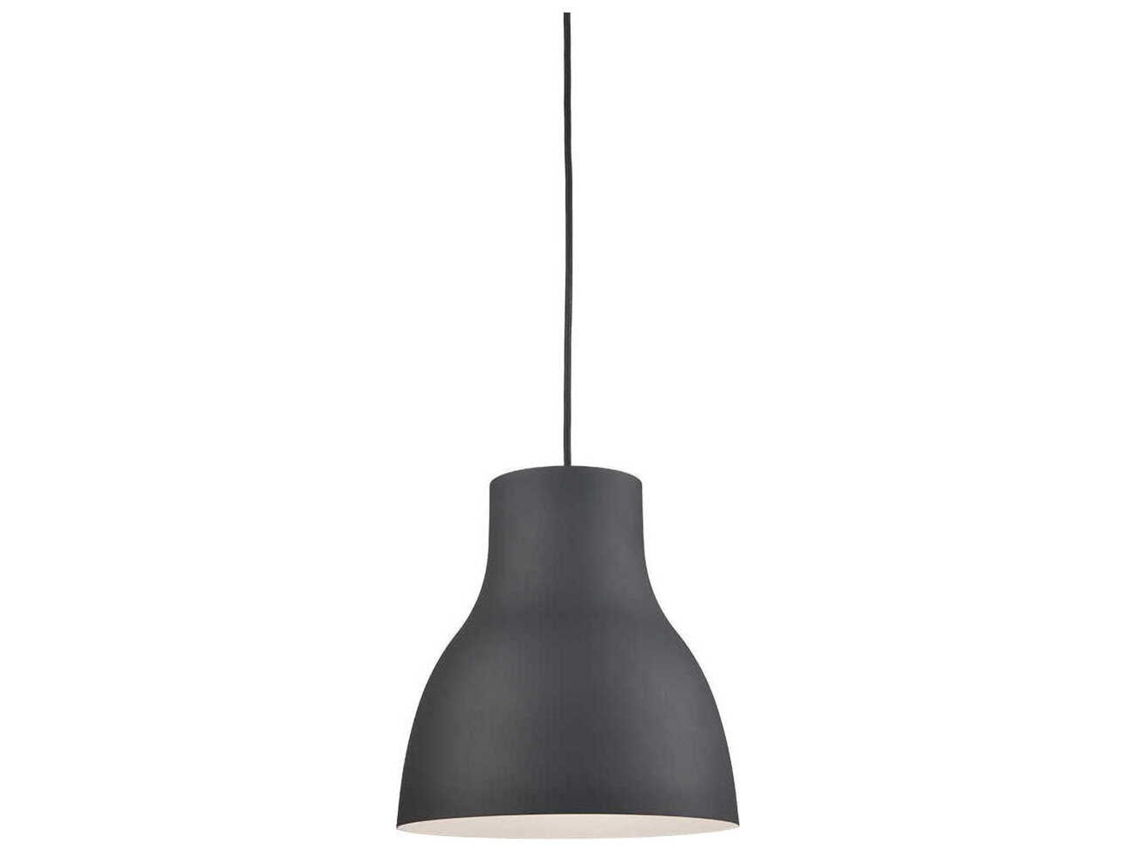 Cradle 1-Light Black Pendant