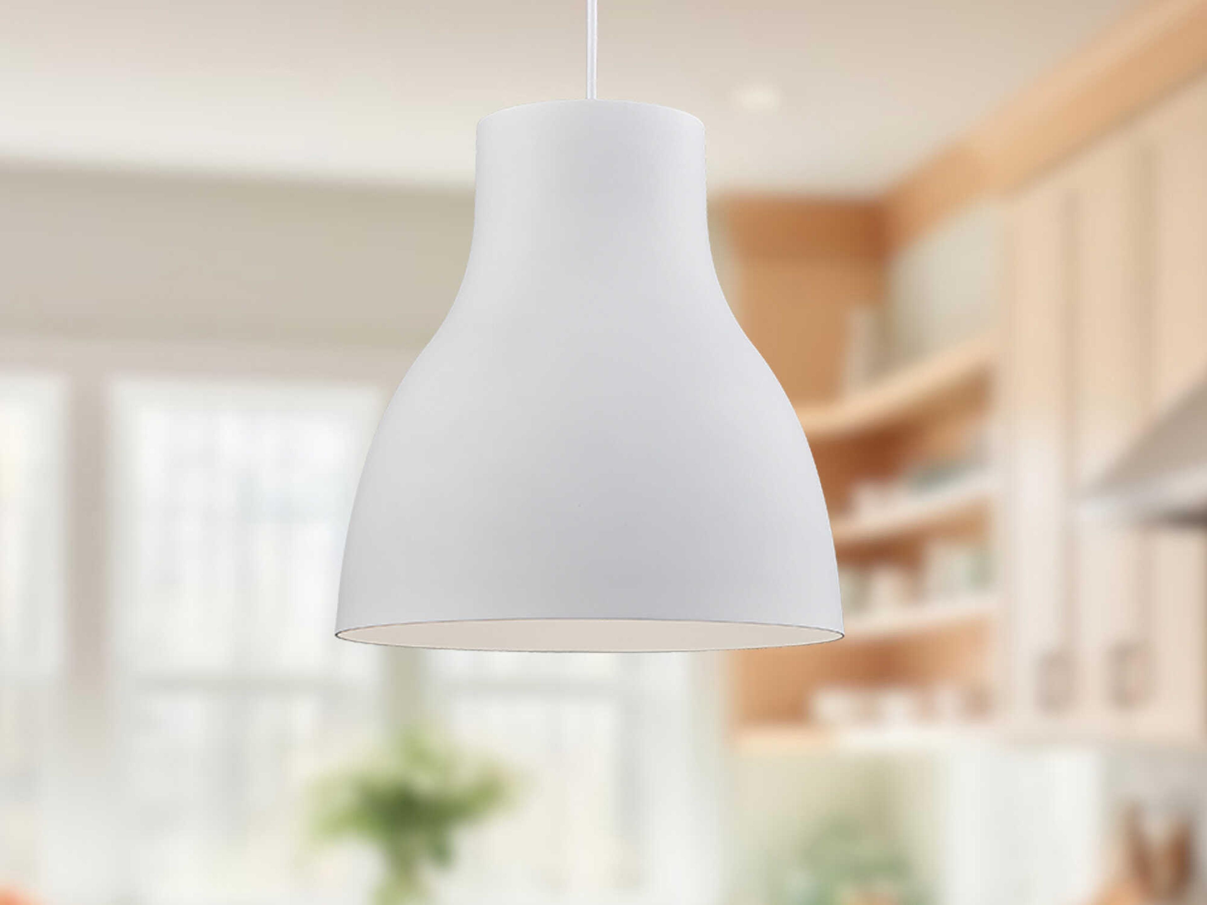 Kuzco Lighting Cradle 1-Light White Pendant