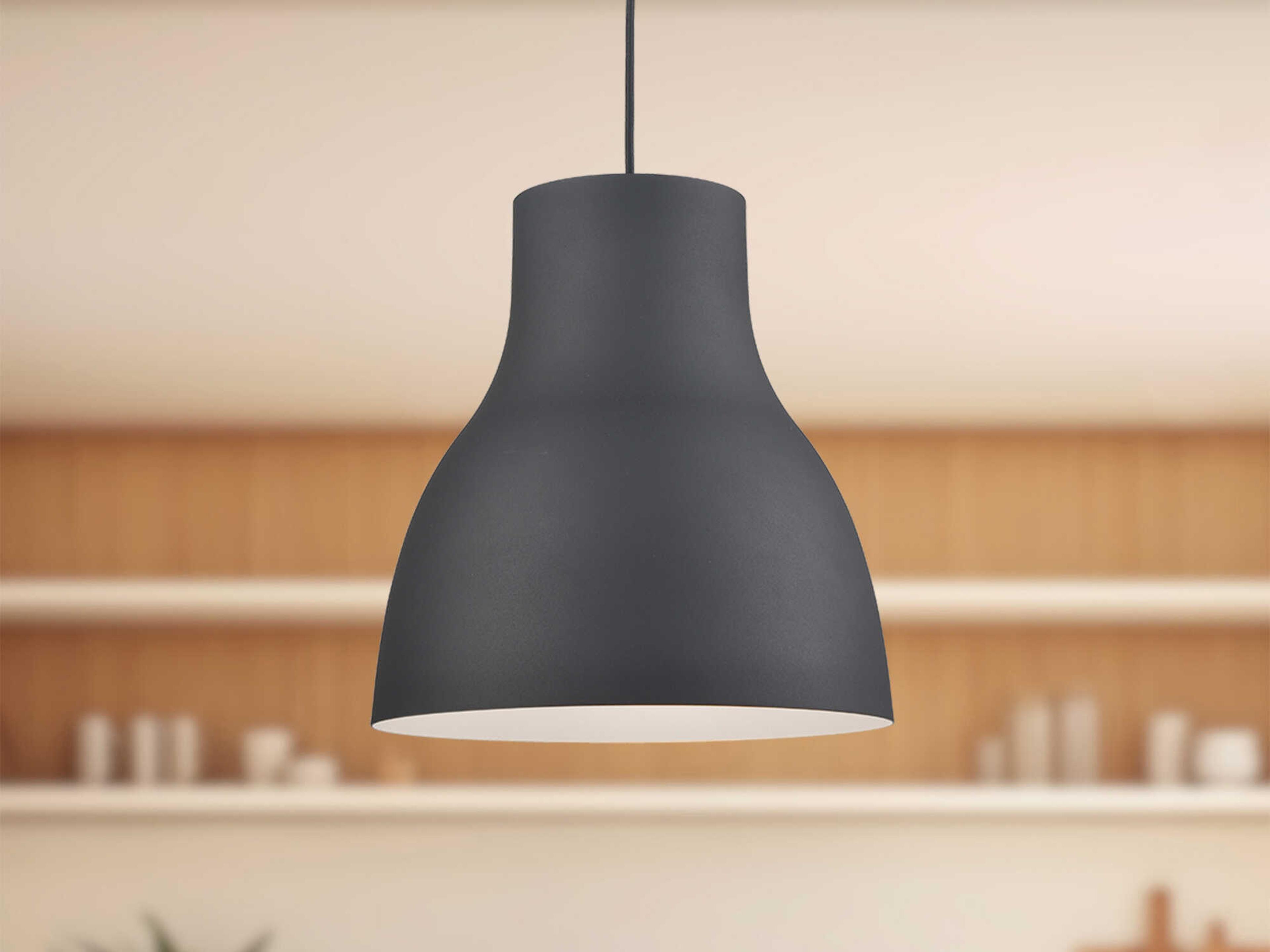 Kuzco Lighting Cradle 1-Light Black Pendant