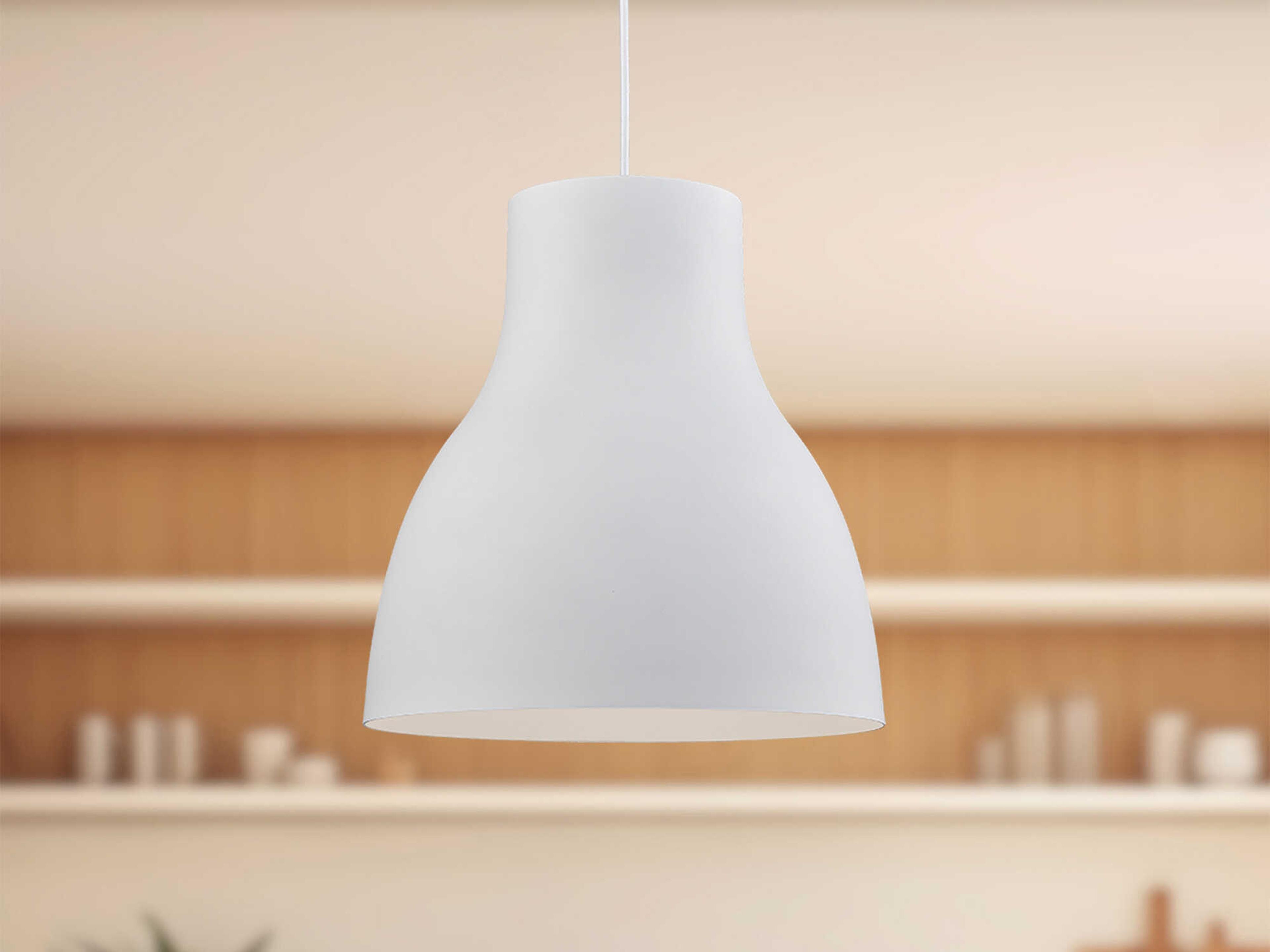 Kuzco Lighting Cradle 1-Light White Pendant