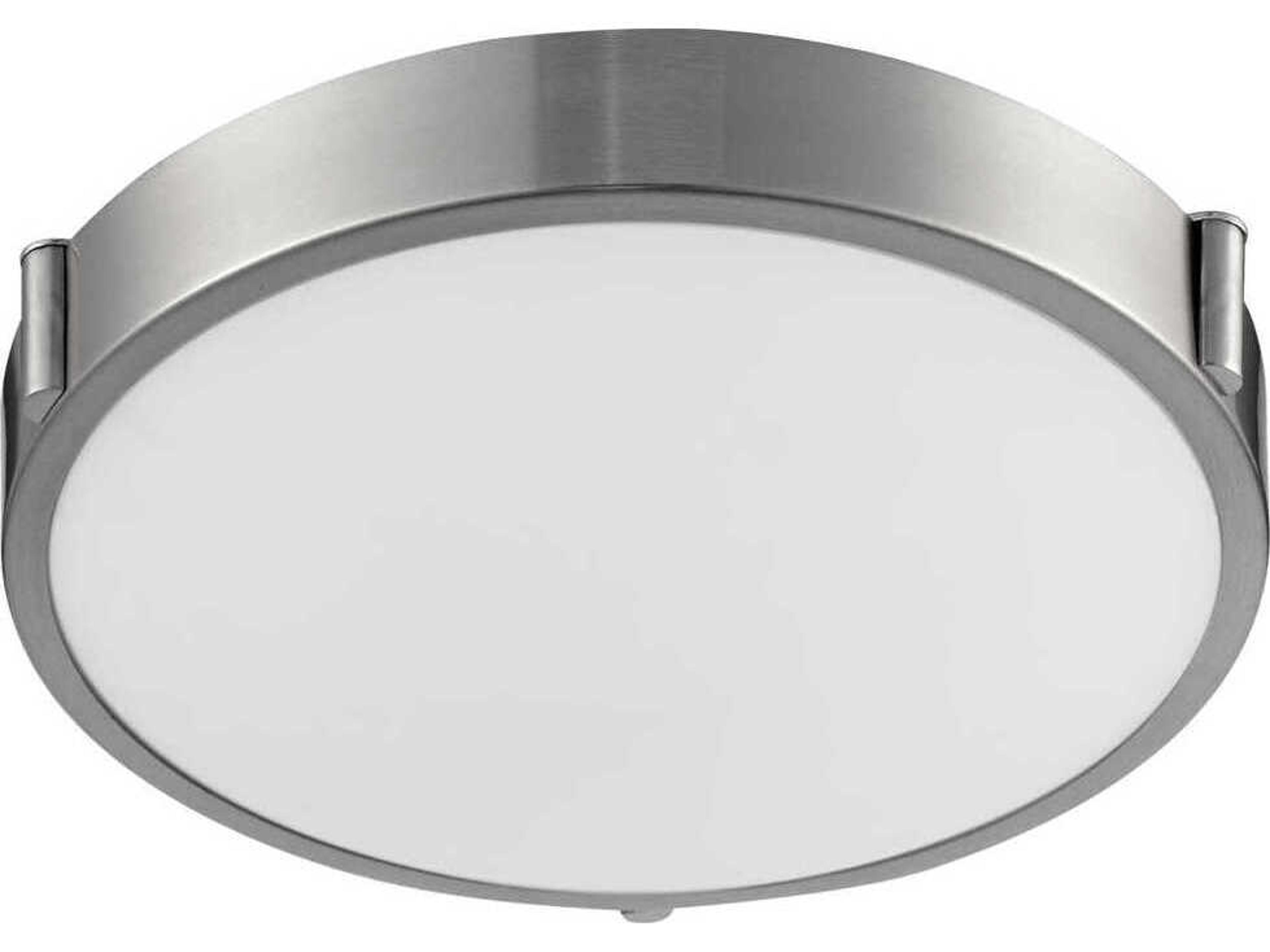 Floyd Brushed Nickel Round Flush Mount