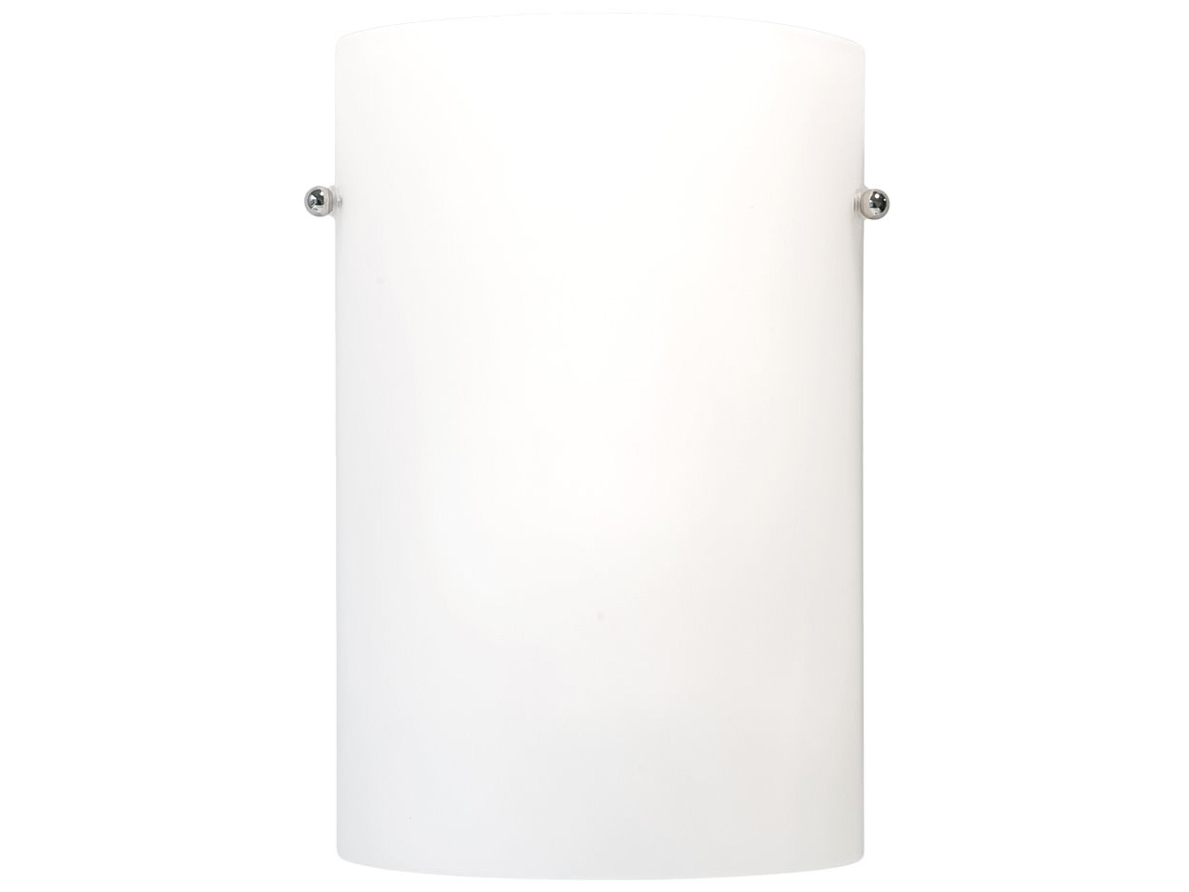 Hudson 1-Light Opal Glass Nickel Wall Sconce