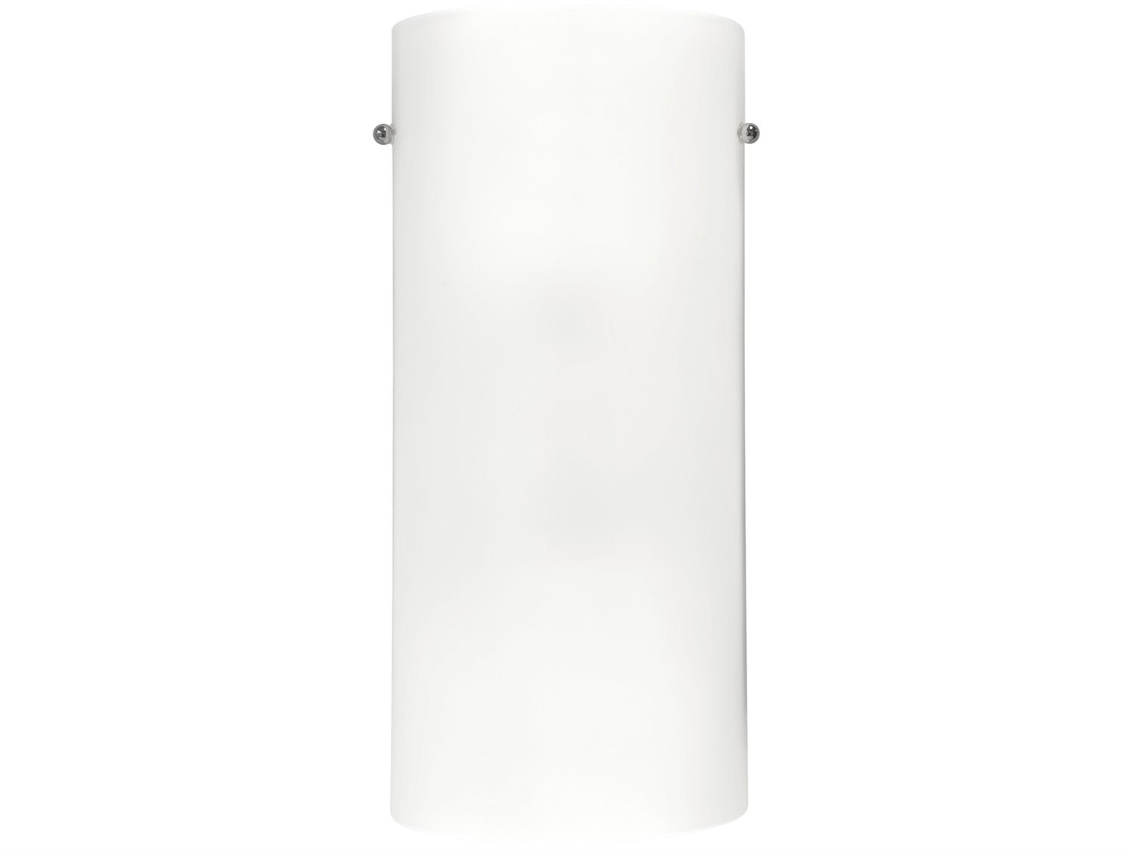 Hudson 2-Light Opal Glass Nickel Wall Sconce