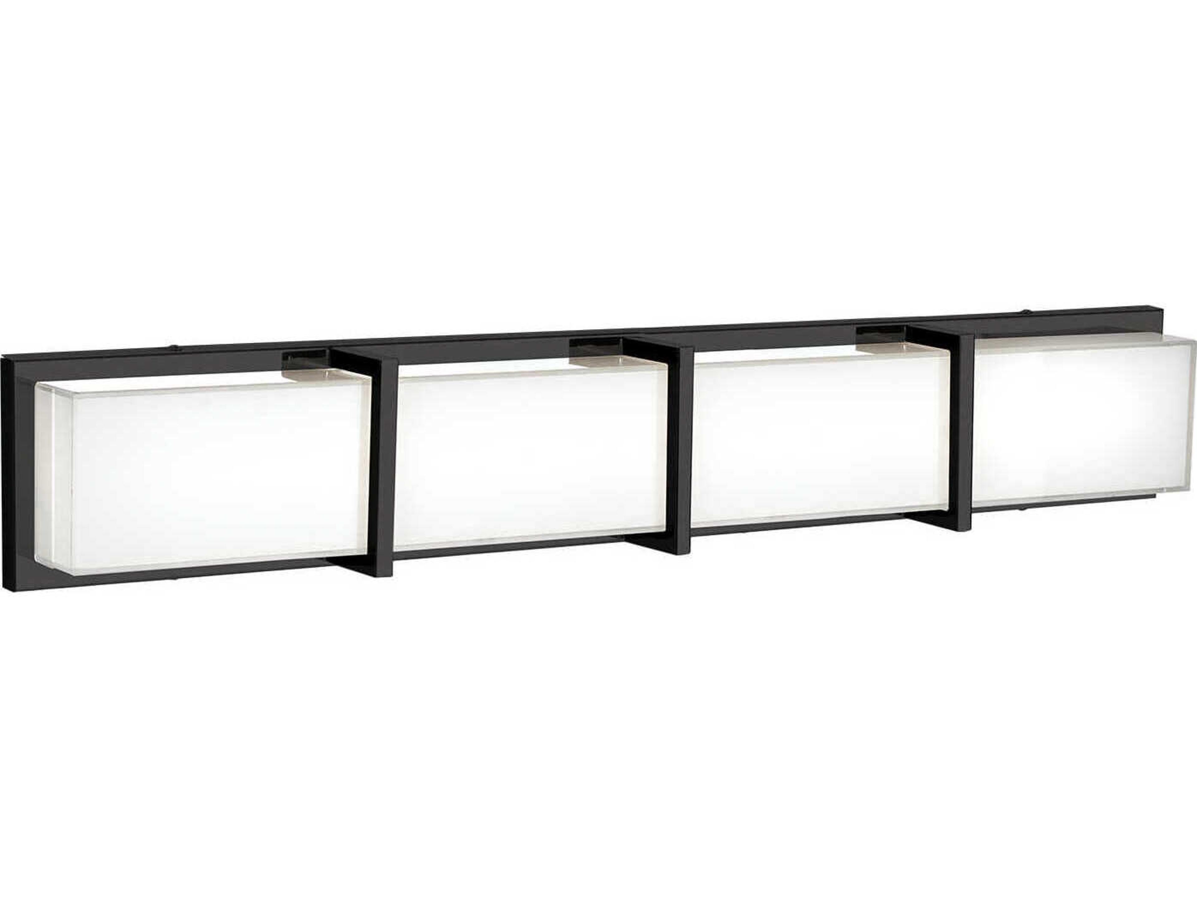 Watford Black Vanity Light