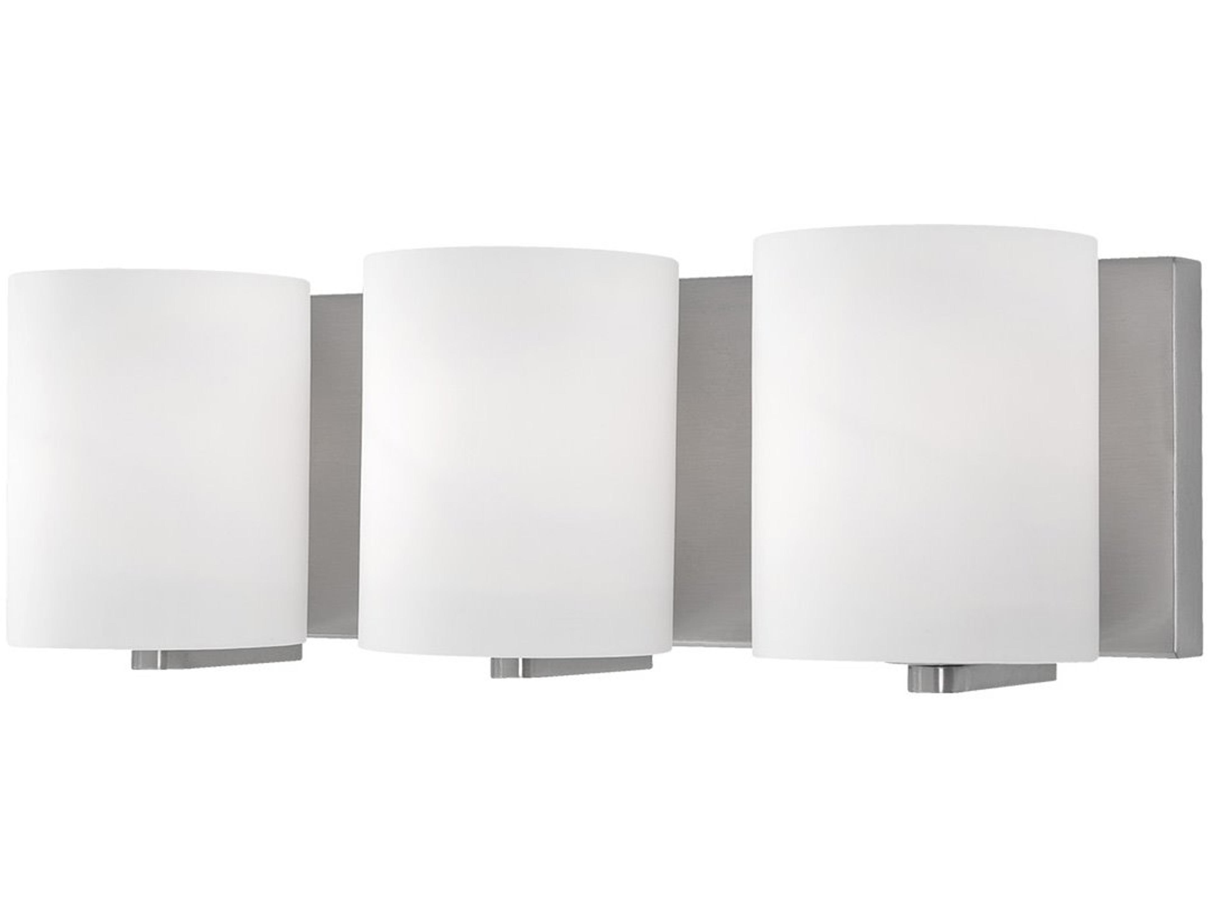 Bridgewater 3-Light Brushed Nickel Vanity Light