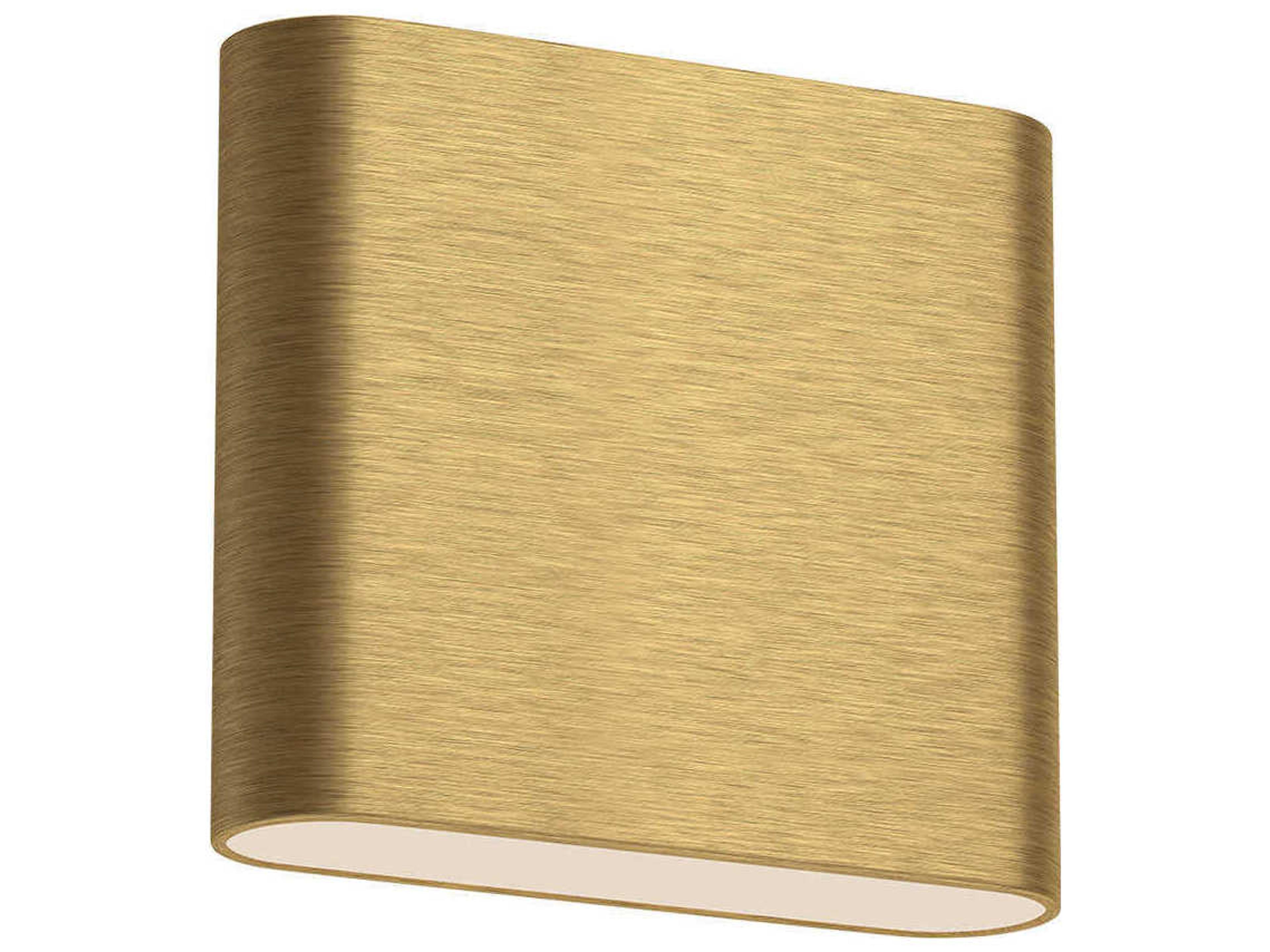 Slate Brushed Gold Wall Sconce