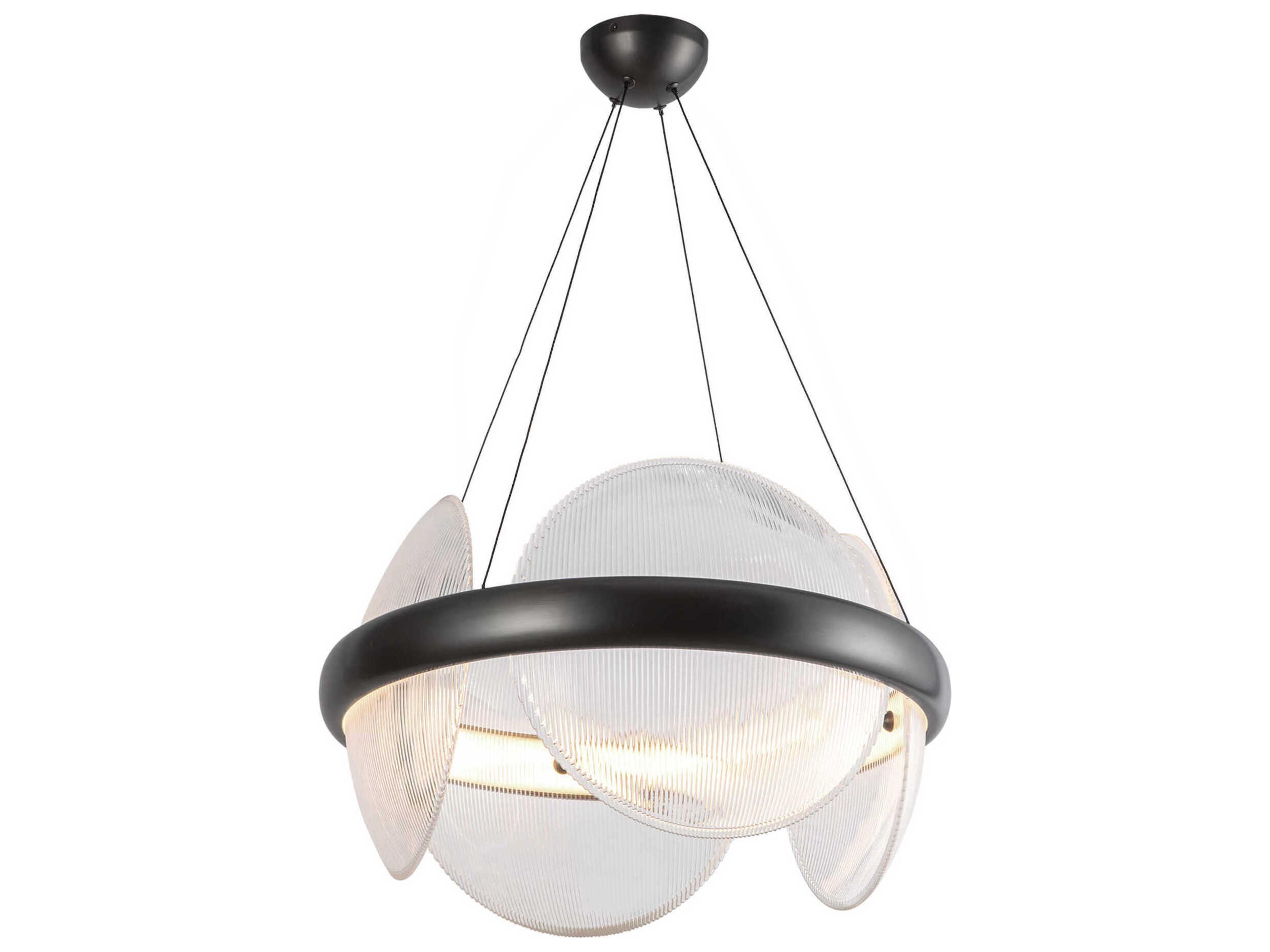 Kuzco Lighting Taurus Urban Bronze Round Chandelier