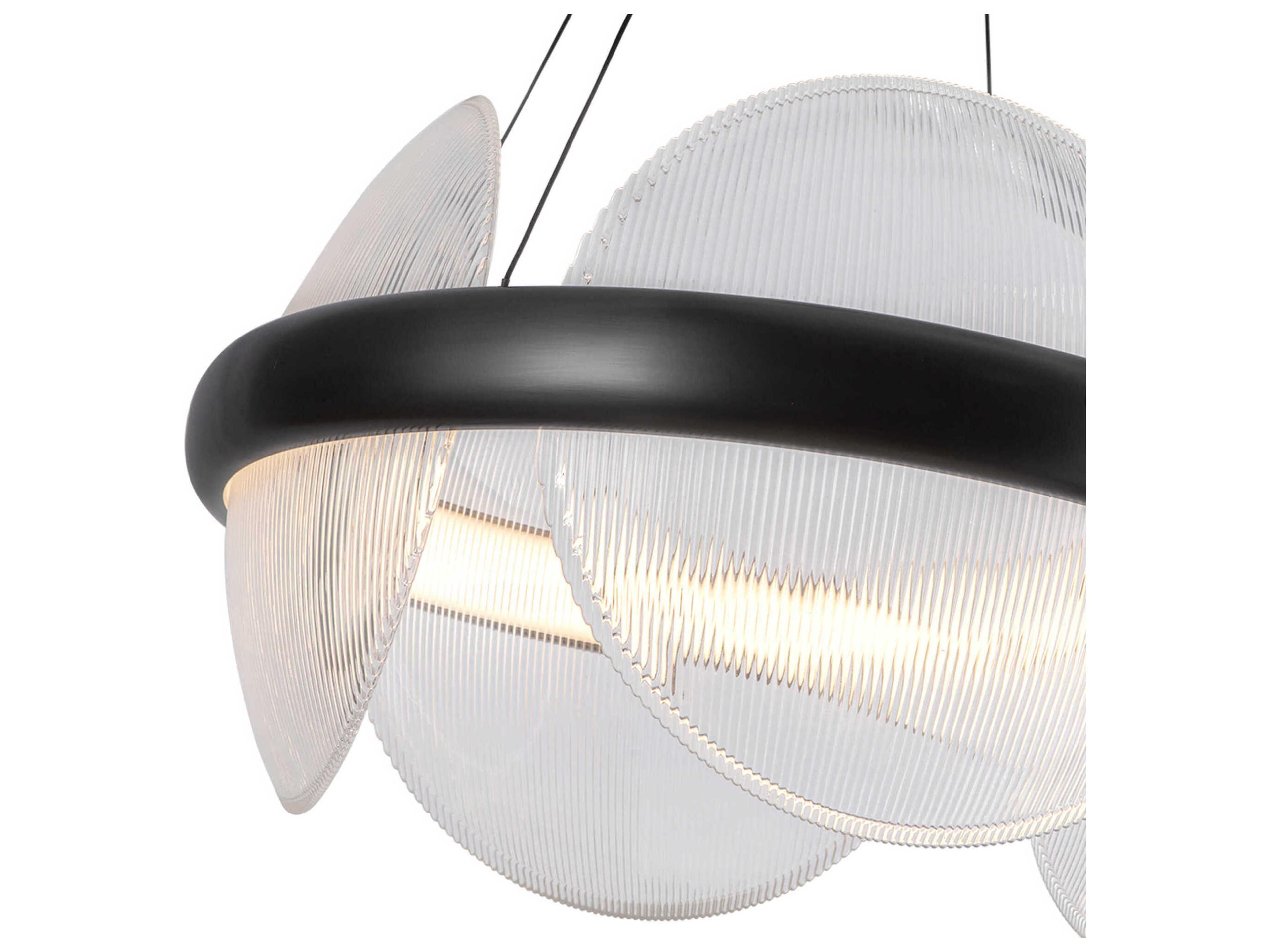 Kuzco Lighting Taurus Urban Bronze Round Chandelier