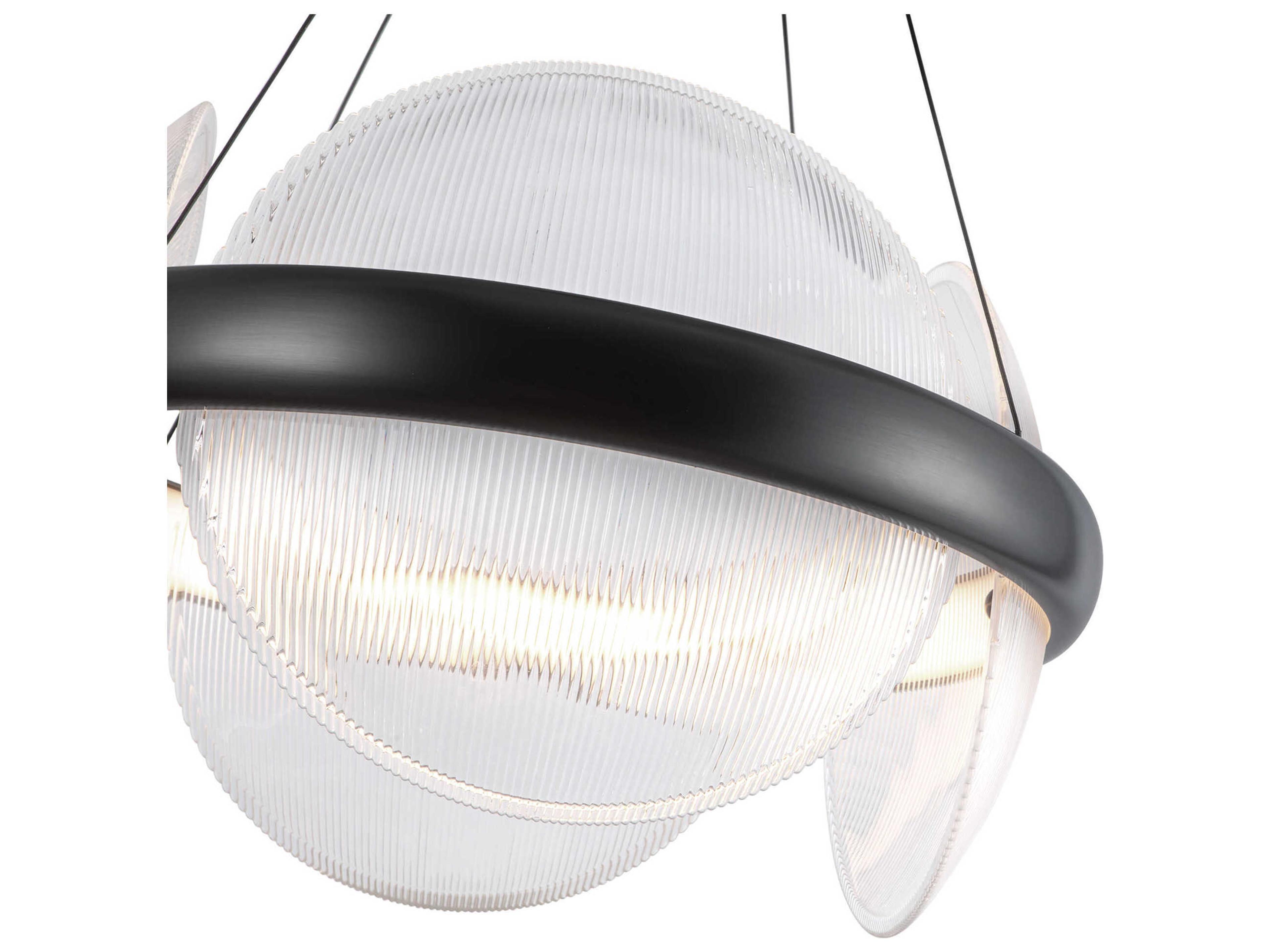 Kuzco Lighting Taurus Urban Bronze Round Chandelier