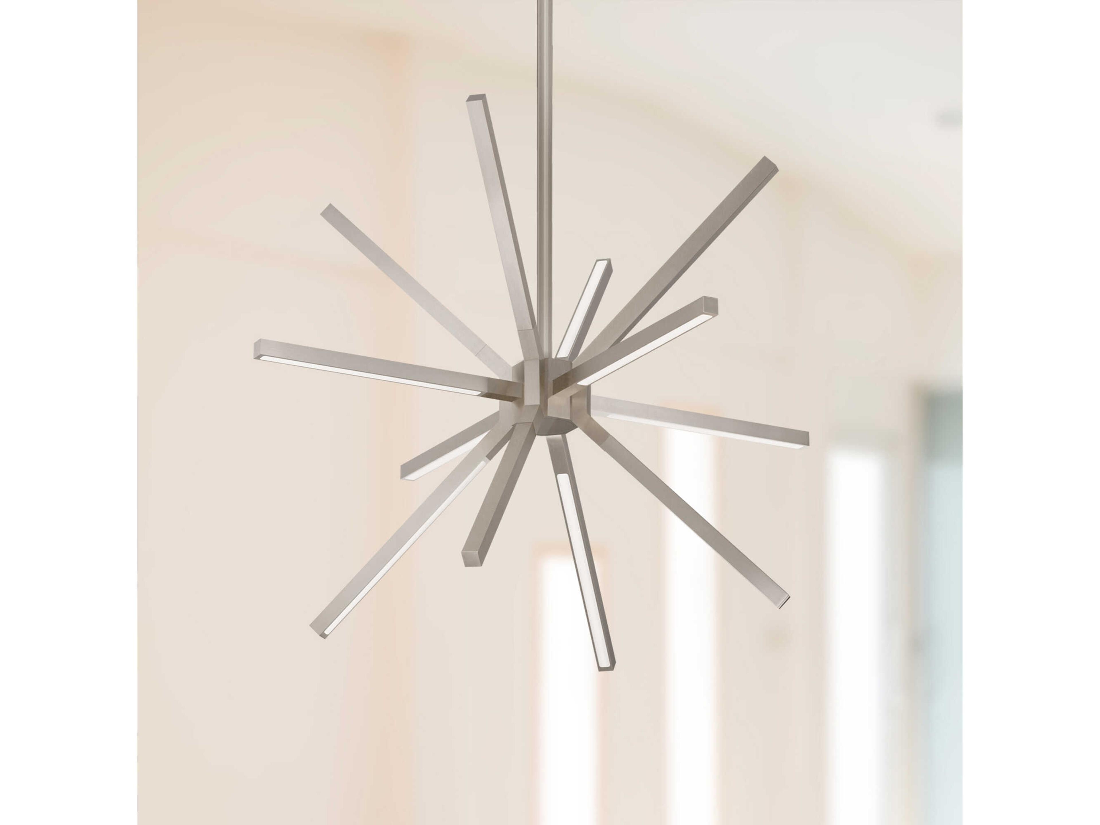 Kuzco Lighting Sirius Minor Brushed Nickel Sputnik Chandelier