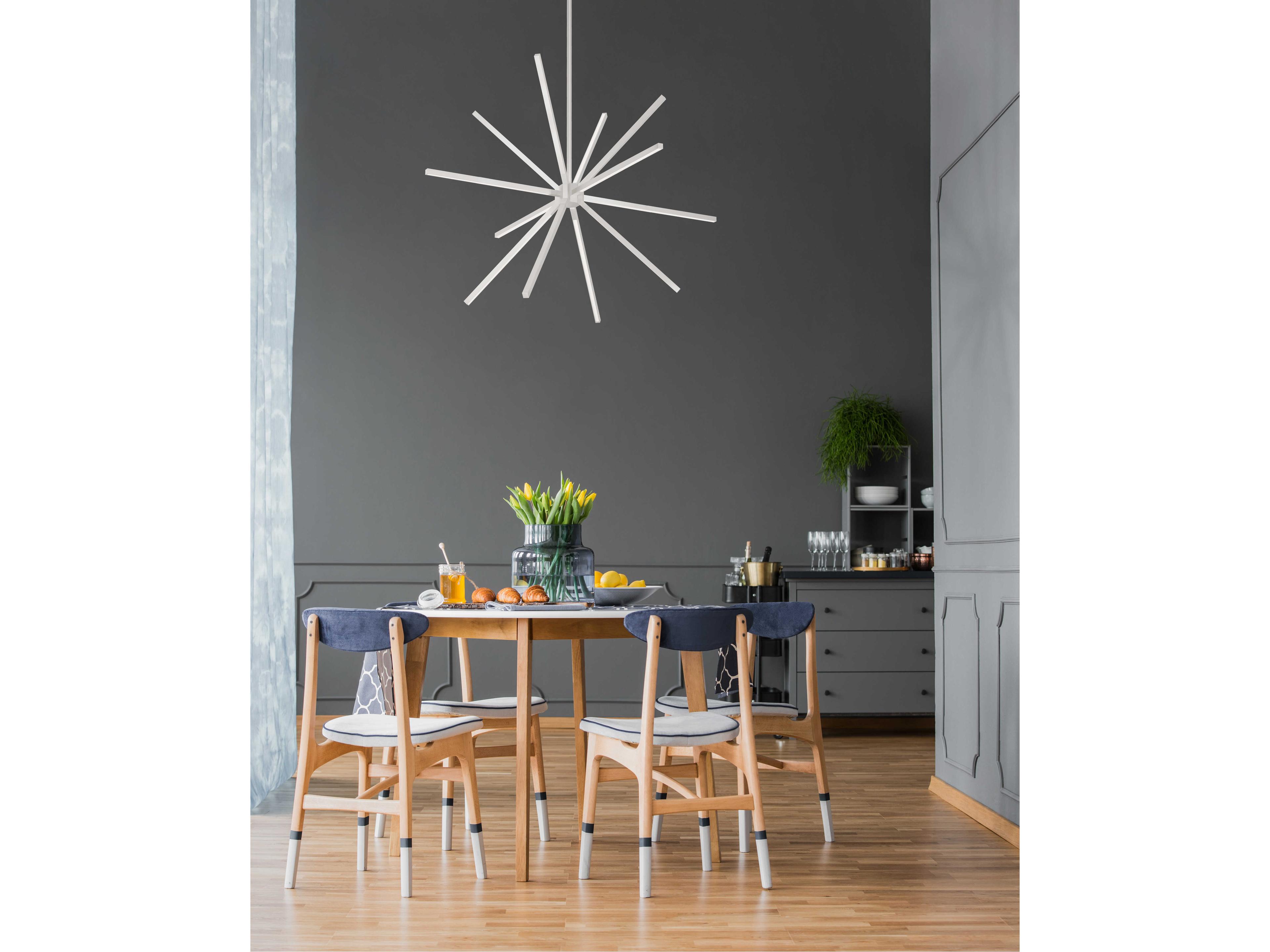 Kuzco Lighting Sirius Minor White Sputnik Chandelier