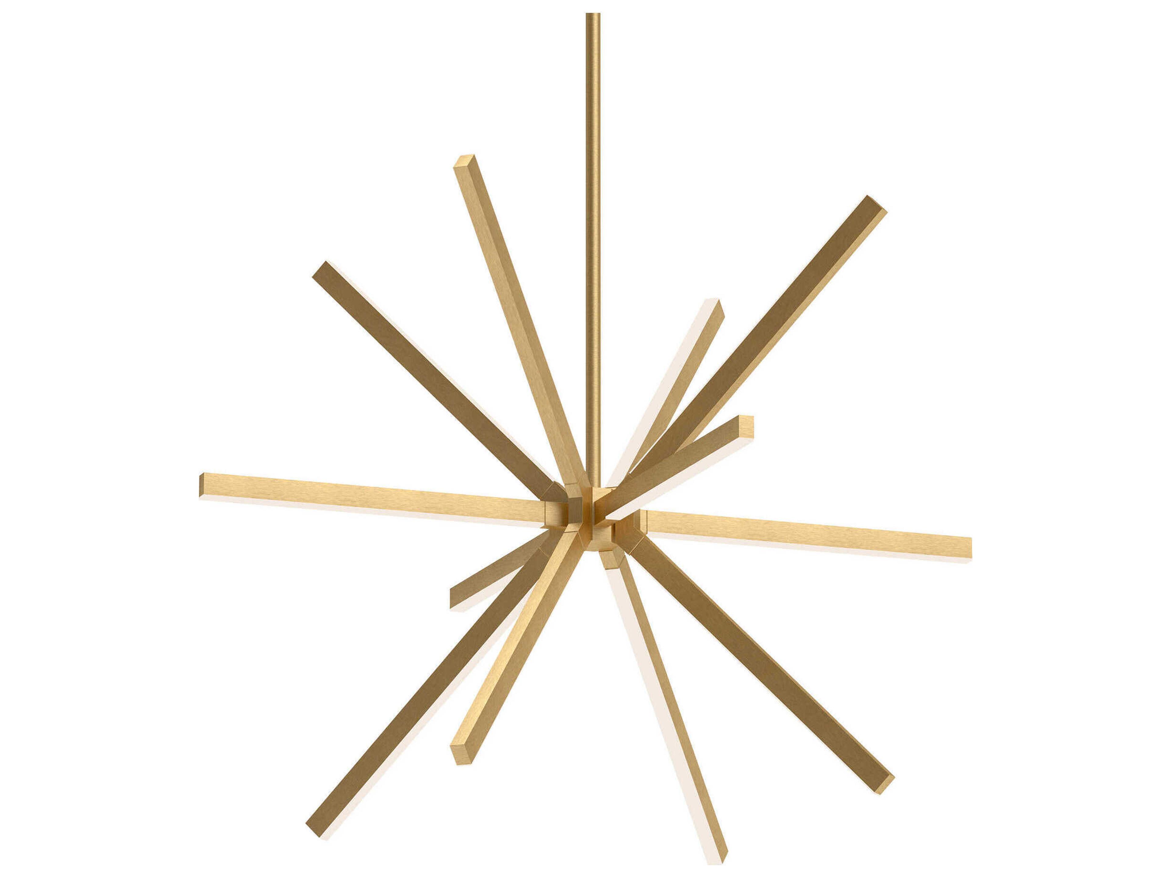 Sirius Brushed Gold Sputnik Chandelier