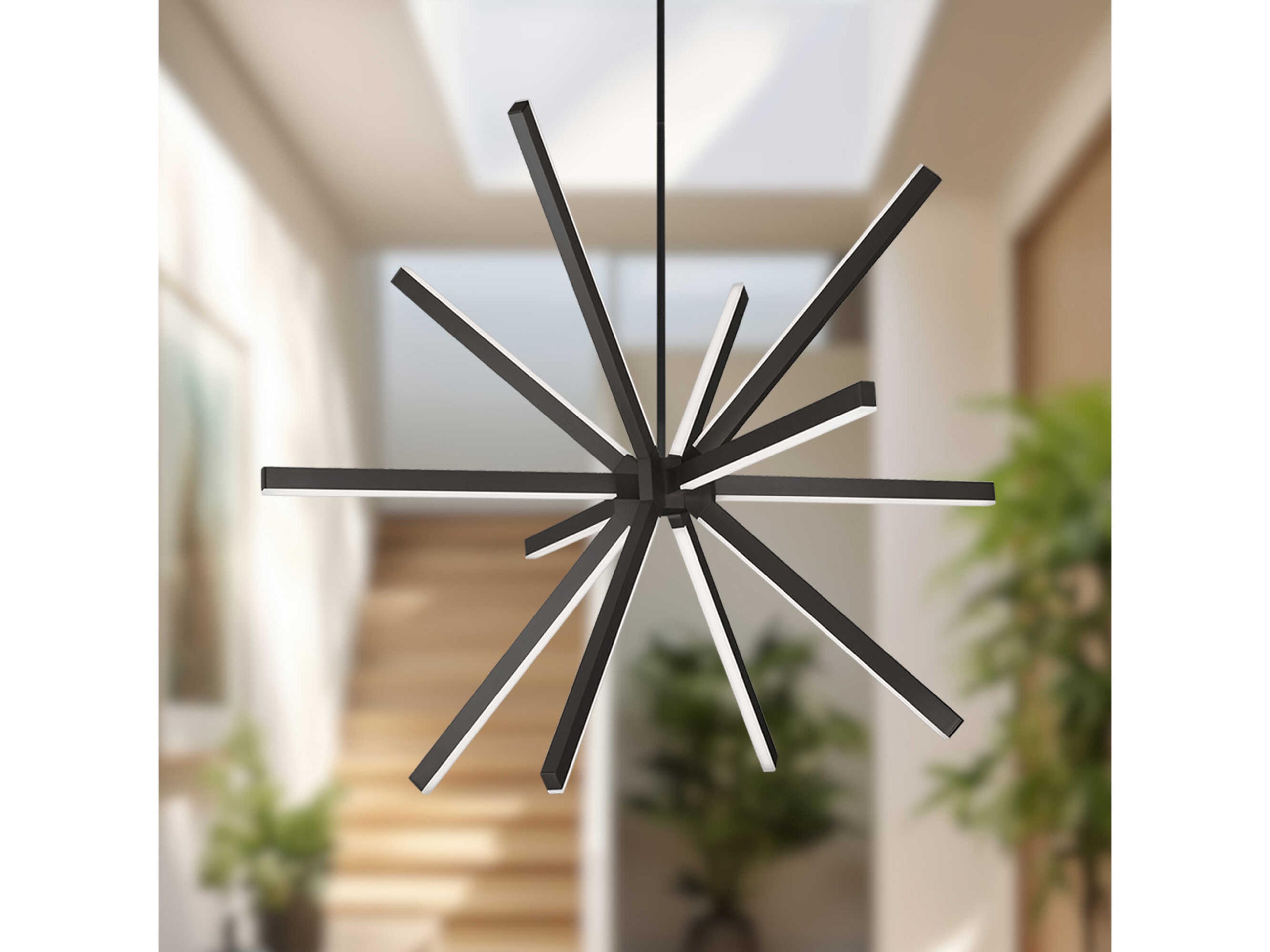 Kuzco Lighting Sirius Black Sputnik Chandelier