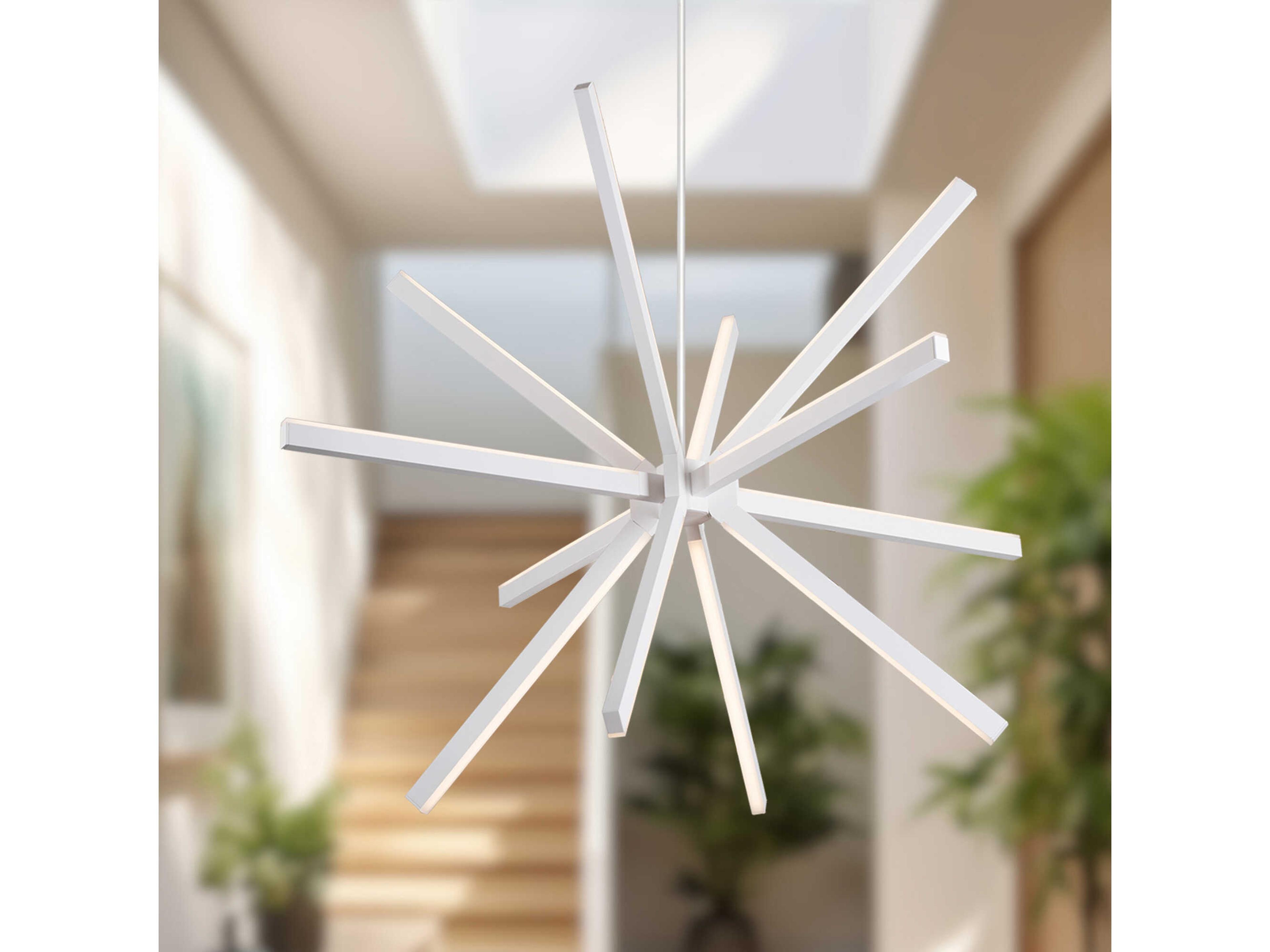 Kuzco Lighting Sirius White Sputnik Chandelier